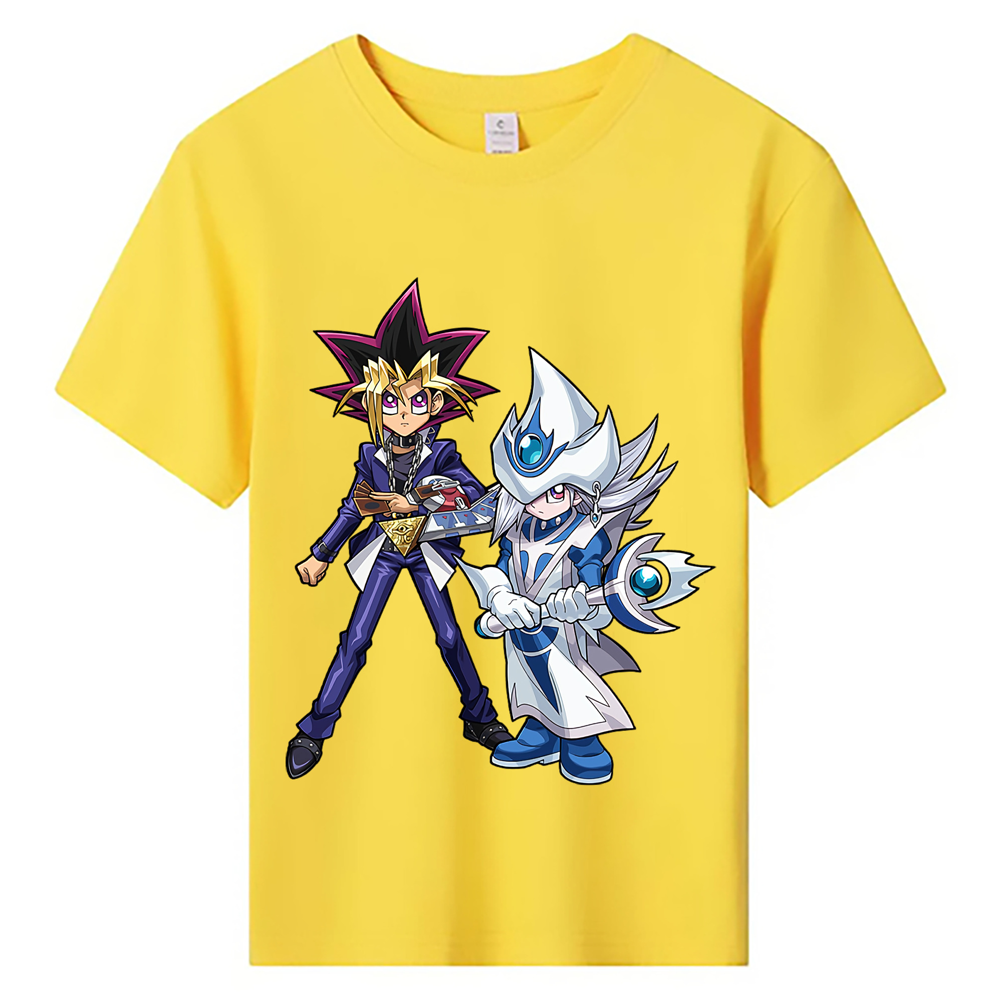 （画像用） 遊☆戯☆王 Yu-Gi-Oh! 綿100％キッズTシャツ（フロントプリント）