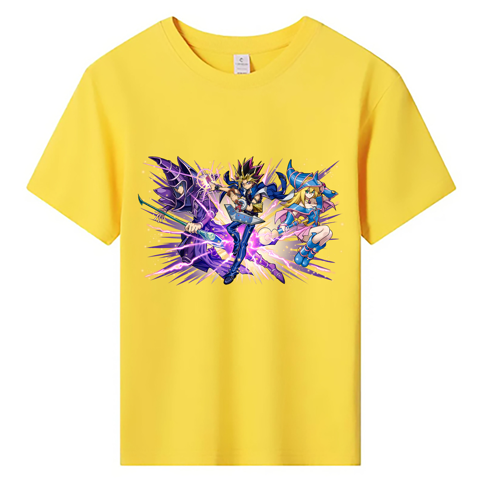 （画像用） 遊☆戯☆王 Yu-Gi-Oh! 綿100％キッズTシャツ（フロントプリント）