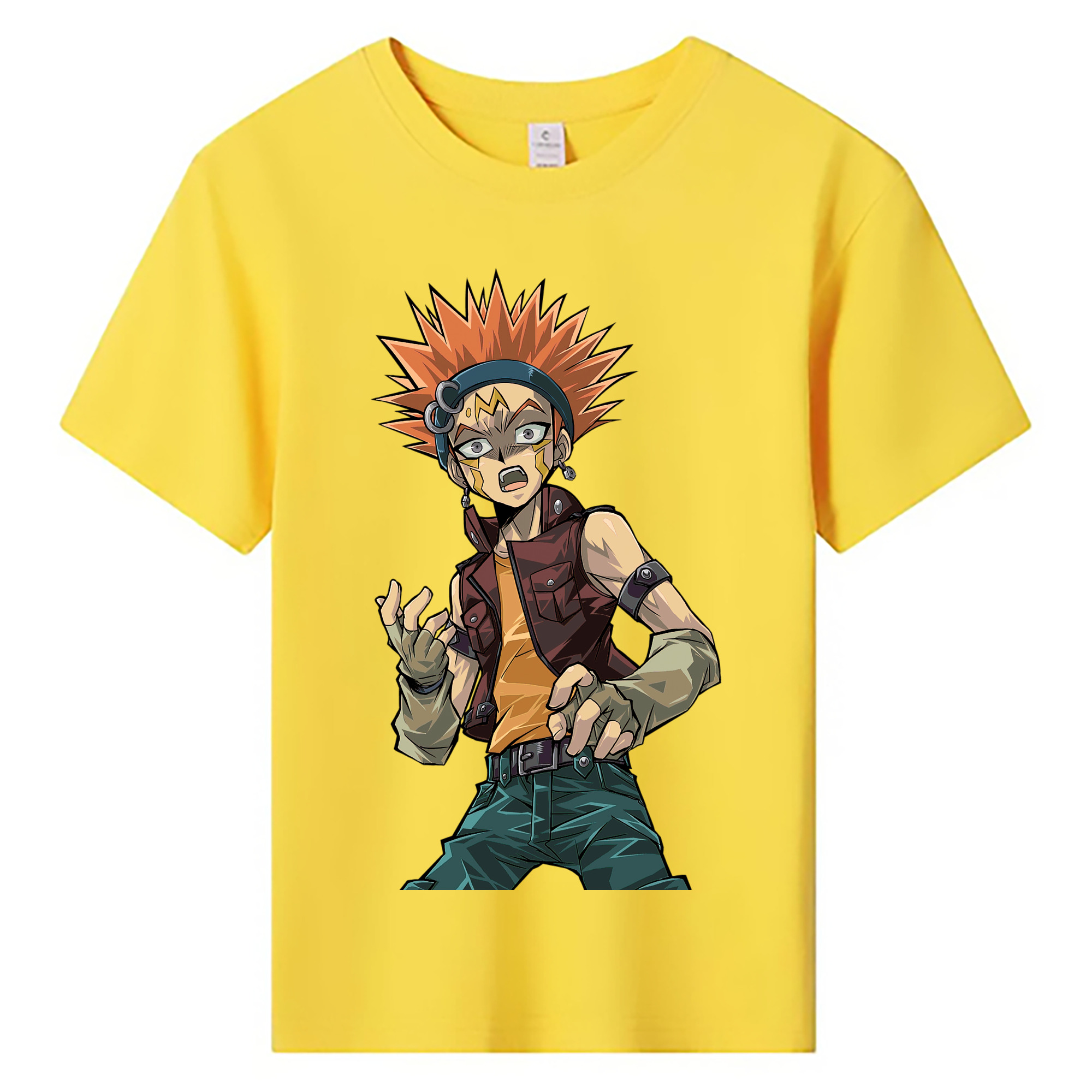 （画像用） 遊☆戯☆王 Yu-Gi-Oh! 綿100％キッズTシャツ（フロントプリント）