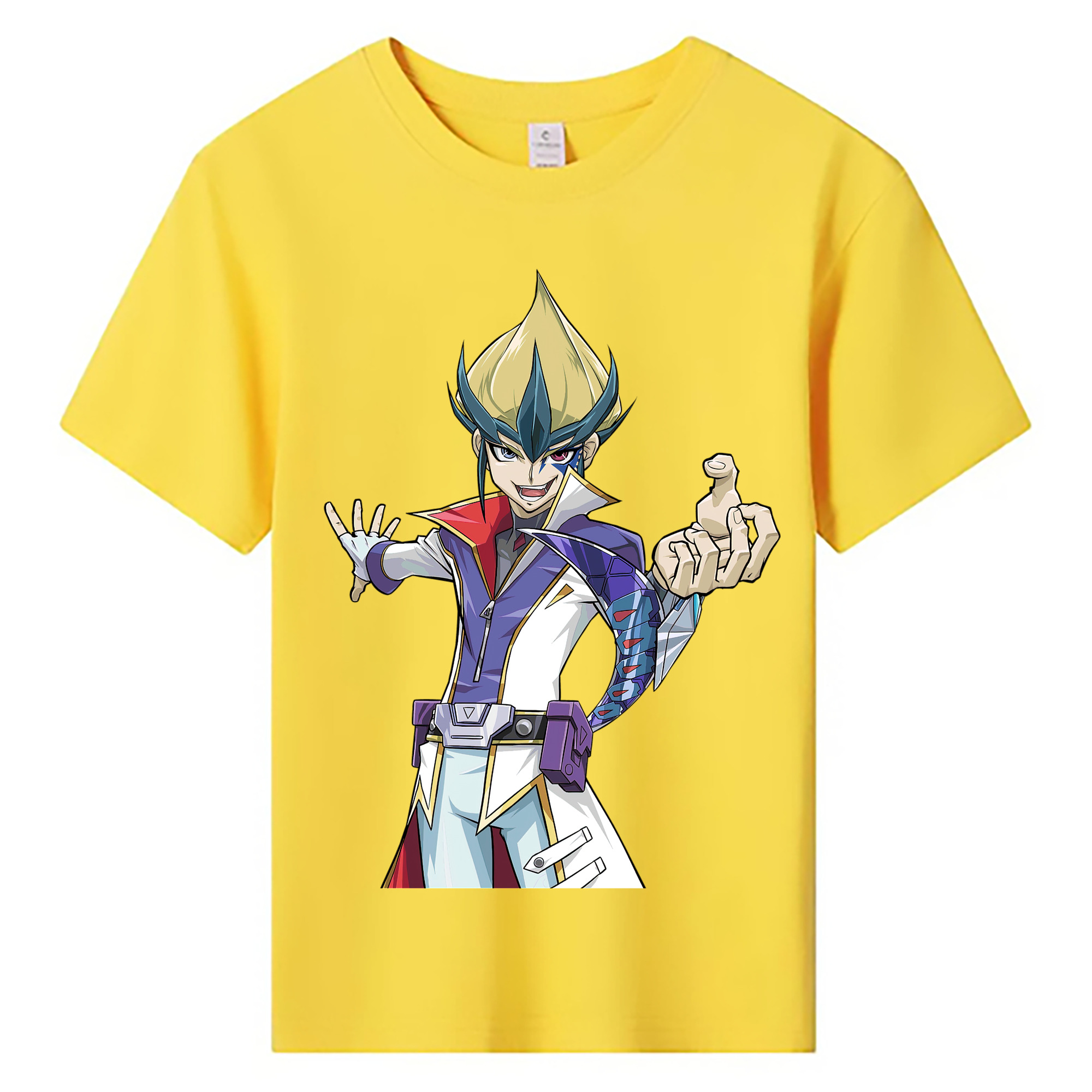 （画像用） 遊☆戯☆王 Yu-Gi-Oh! 綿100％キッズTシャツ（フロントプリント）