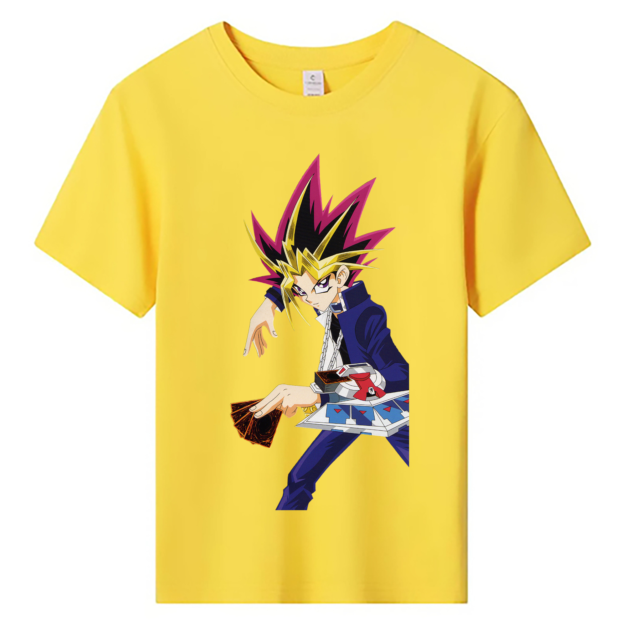 （画像用） 遊☆戯☆王 Yu-Gi-Oh! 綿100％キッズTシャツ（フロントプリント）
