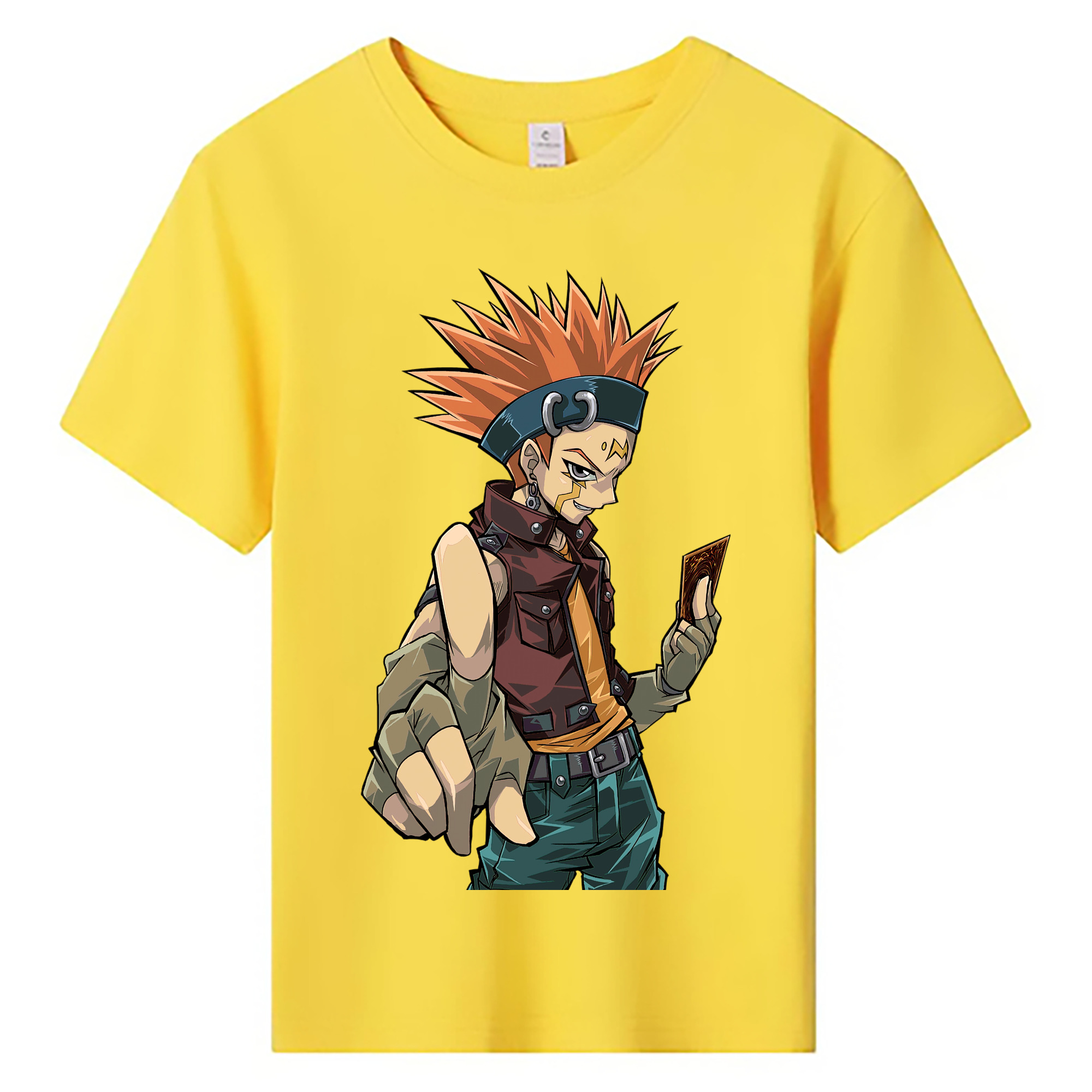 （画像用） 遊☆戯☆王 Yu-Gi-Oh! 綿100％キッズTシャツ（フロントプリント）