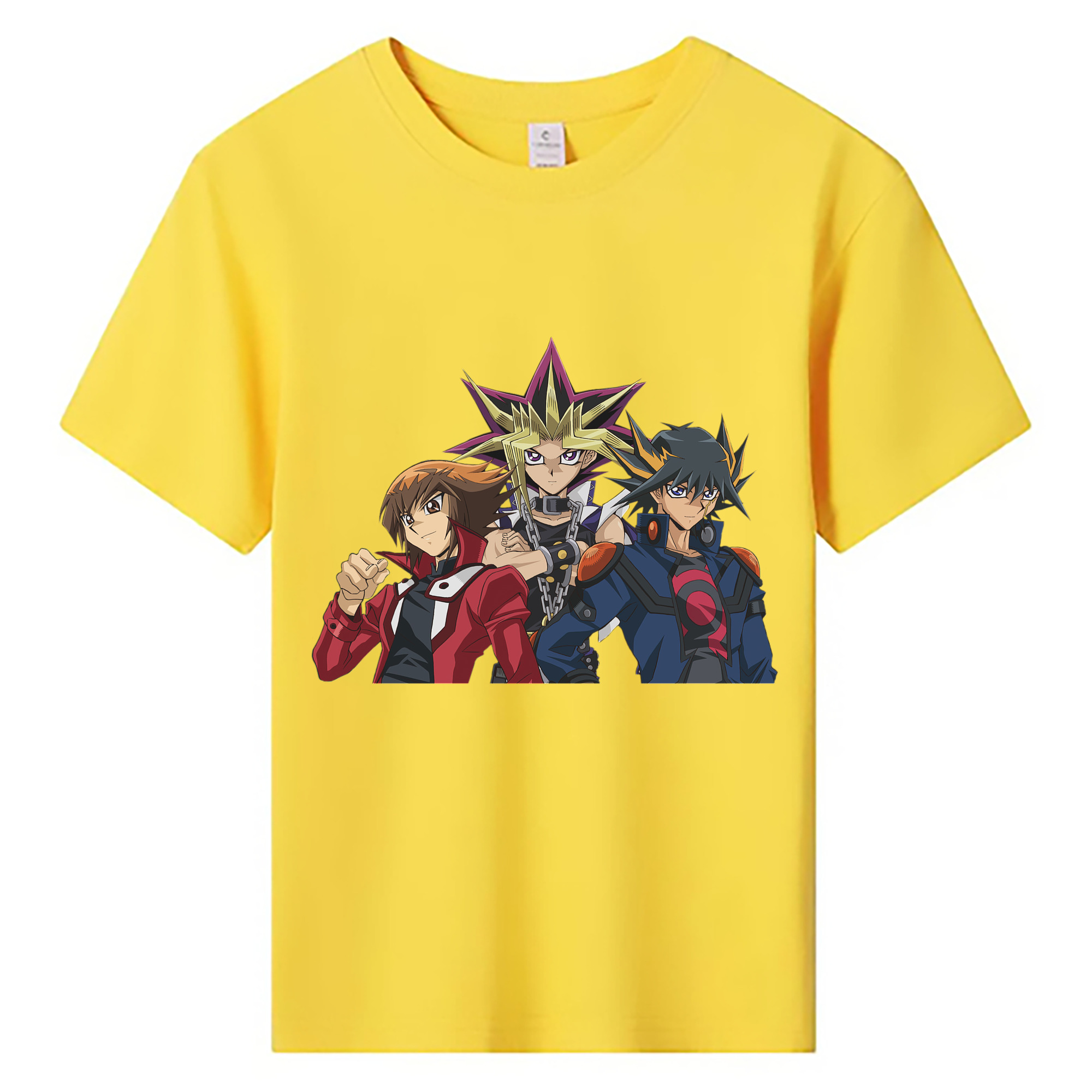 （画像用） 遊☆戯☆王 Yu-Gi-Oh! 綿100％キッズTシャツ（フロントプリント）