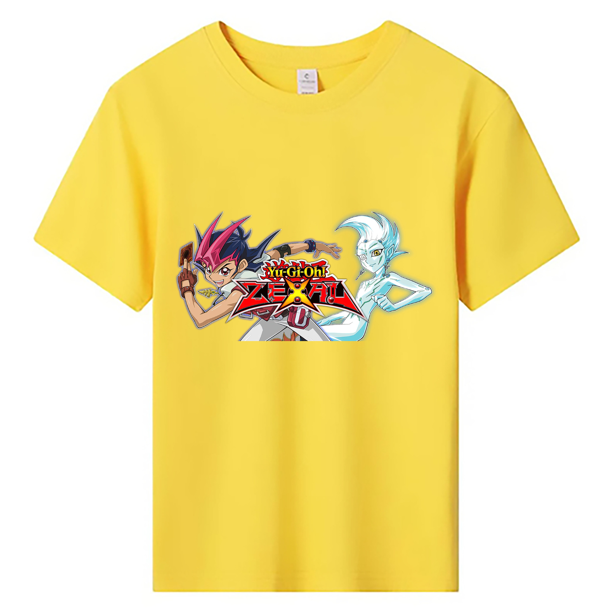 （画像用） 遊☆戯☆王 Yu-Gi-Oh! 綿100％キッズTシャツ（フロントプリント）