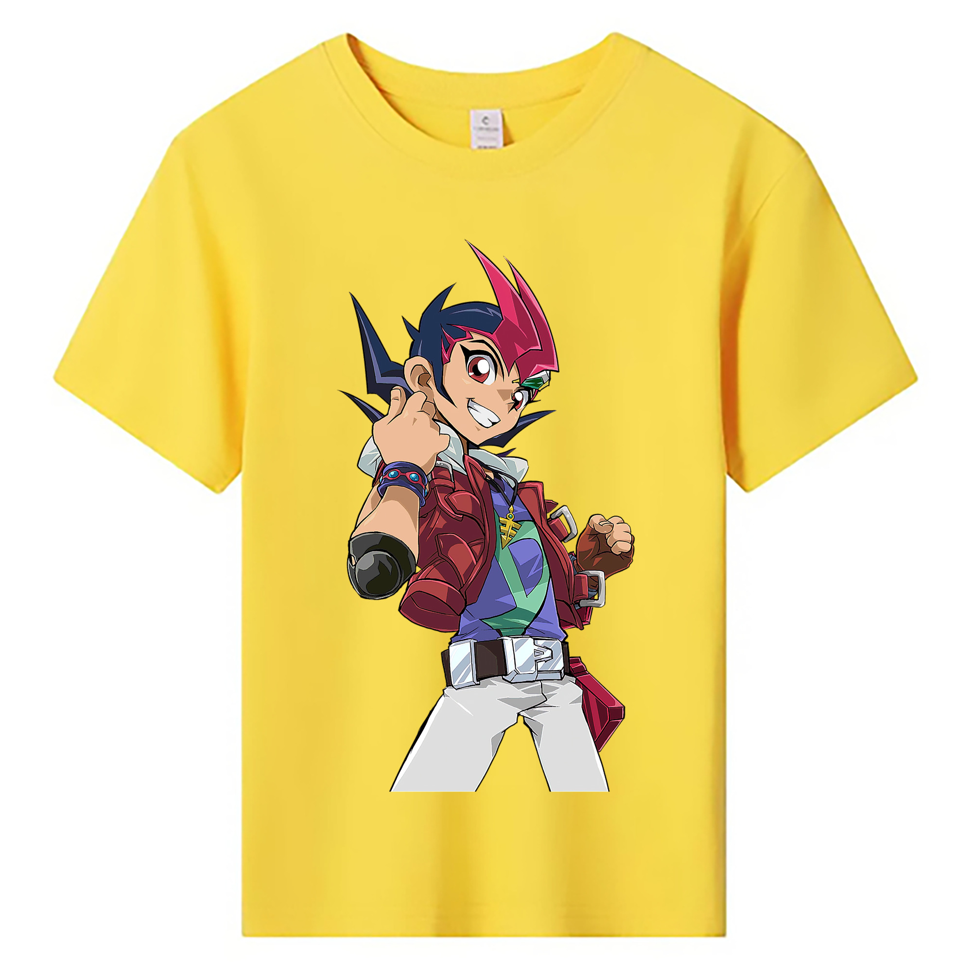 （画像用） 遊☆戯☆王 Yu-Gi-Oh! 綿100％キッズTシャツ（フロントプリント）