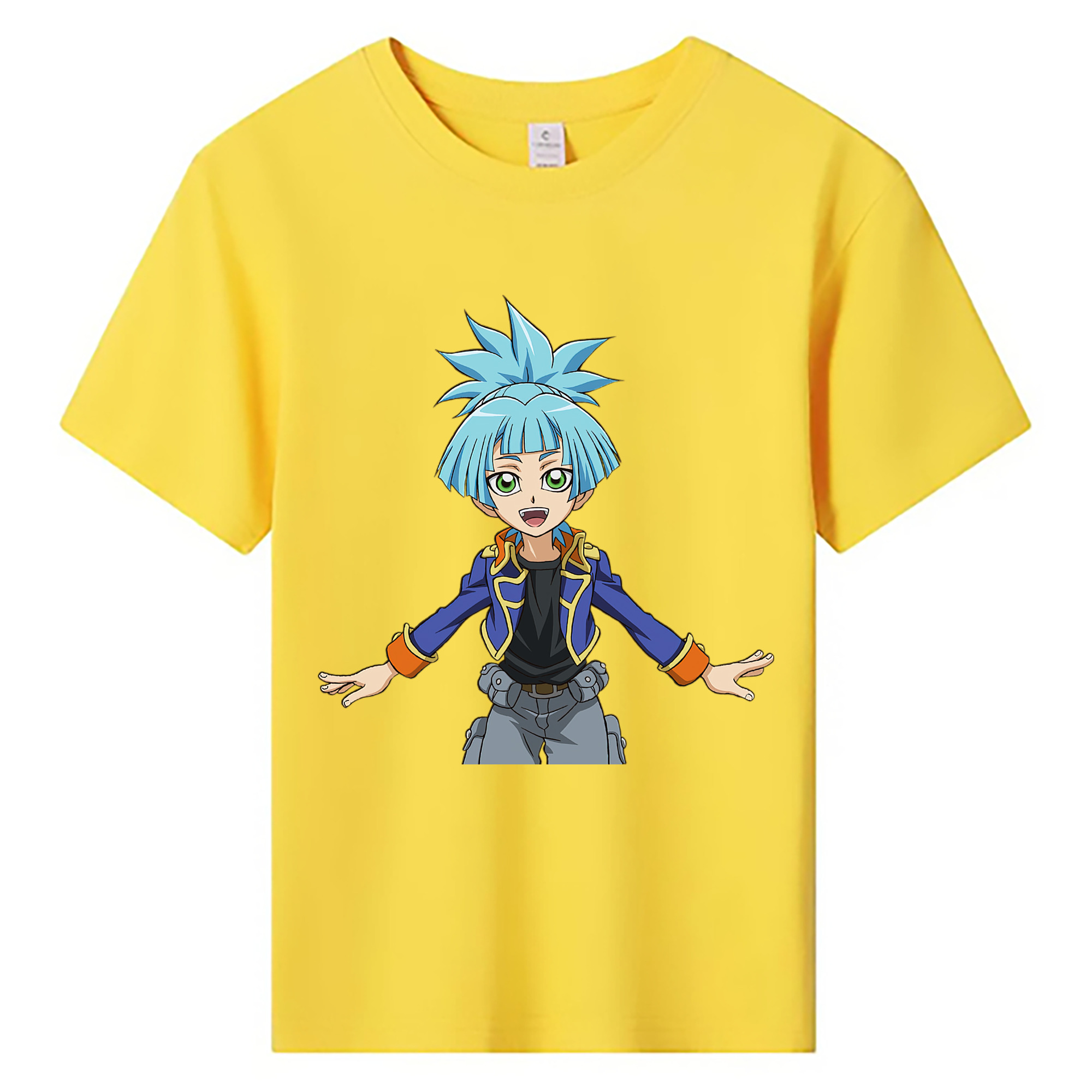 （画像用） 遊☆戯☆王 Yu-Gi-Oh! 綿100％キッズTシャツ（フロントプリント）
