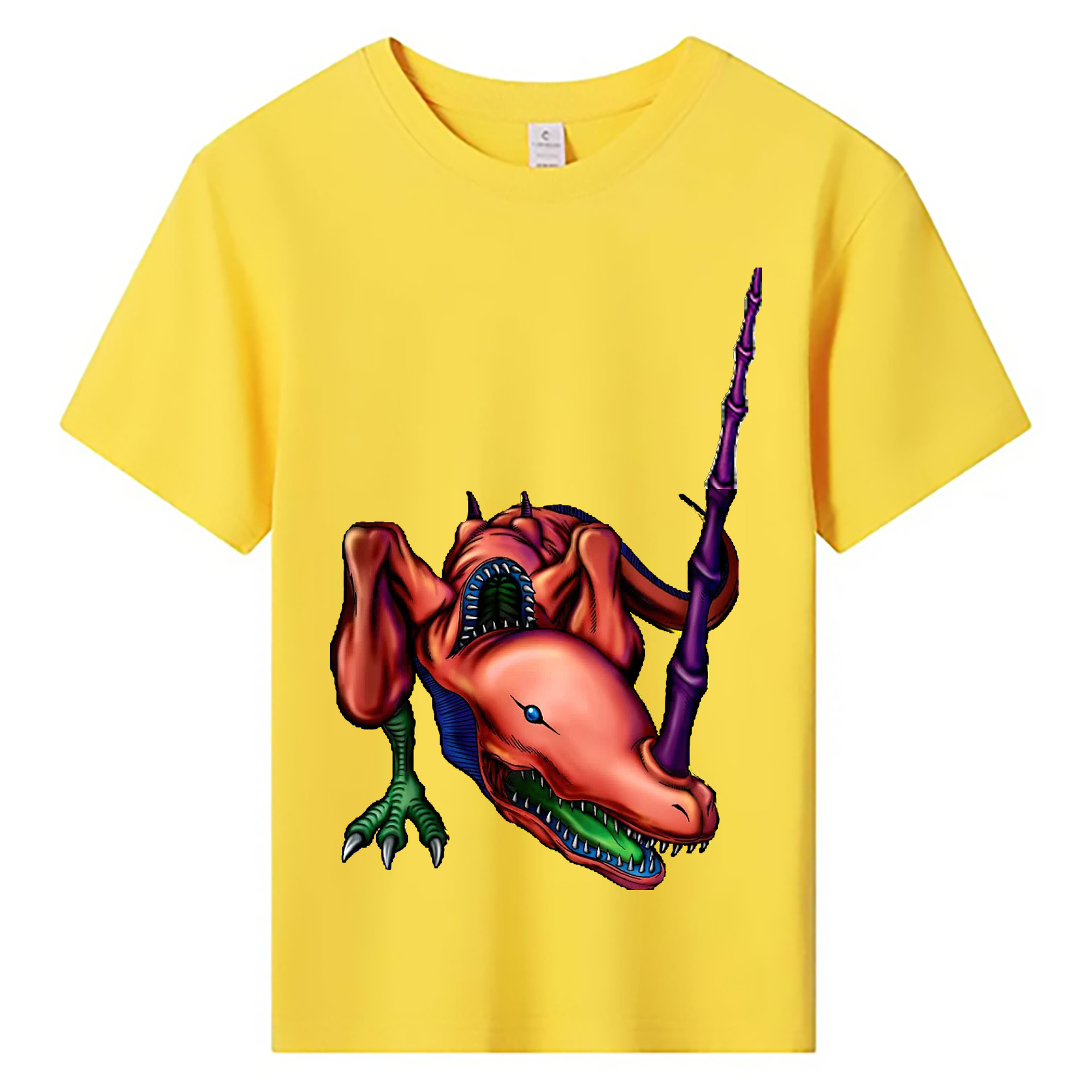 （画像用） 遊☆戯☆王 Yu-Gi-Oh! 綿100％キッズTシャツ（フロントプリント）