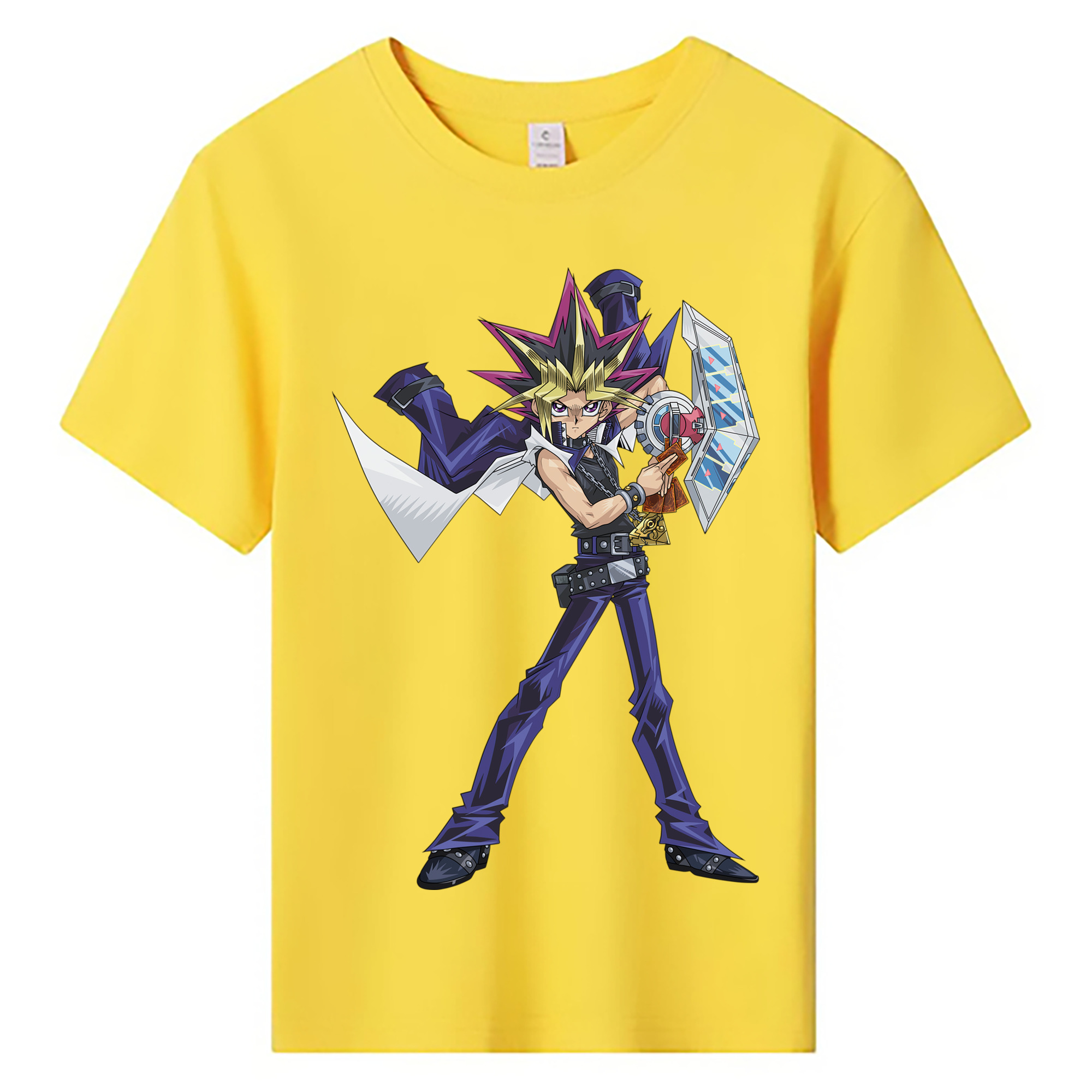 （画像用） 遊☆戯☆王 Yu-Gi-Oh! 綿100％キッズTシャツ（フロントプリント）