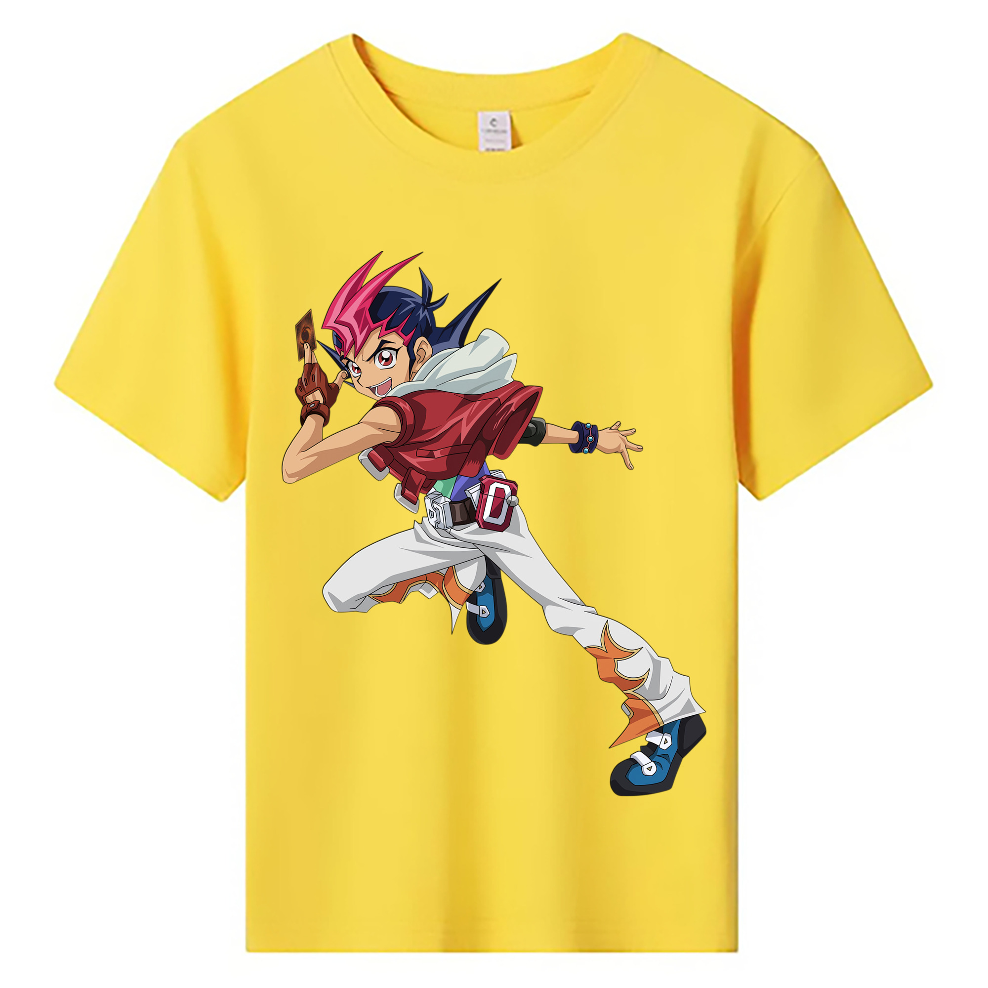 （画像用） 遊☆戯☆王 Yu-Gi-Oh! 綿100％キッズTシャツ（フロントプリント）