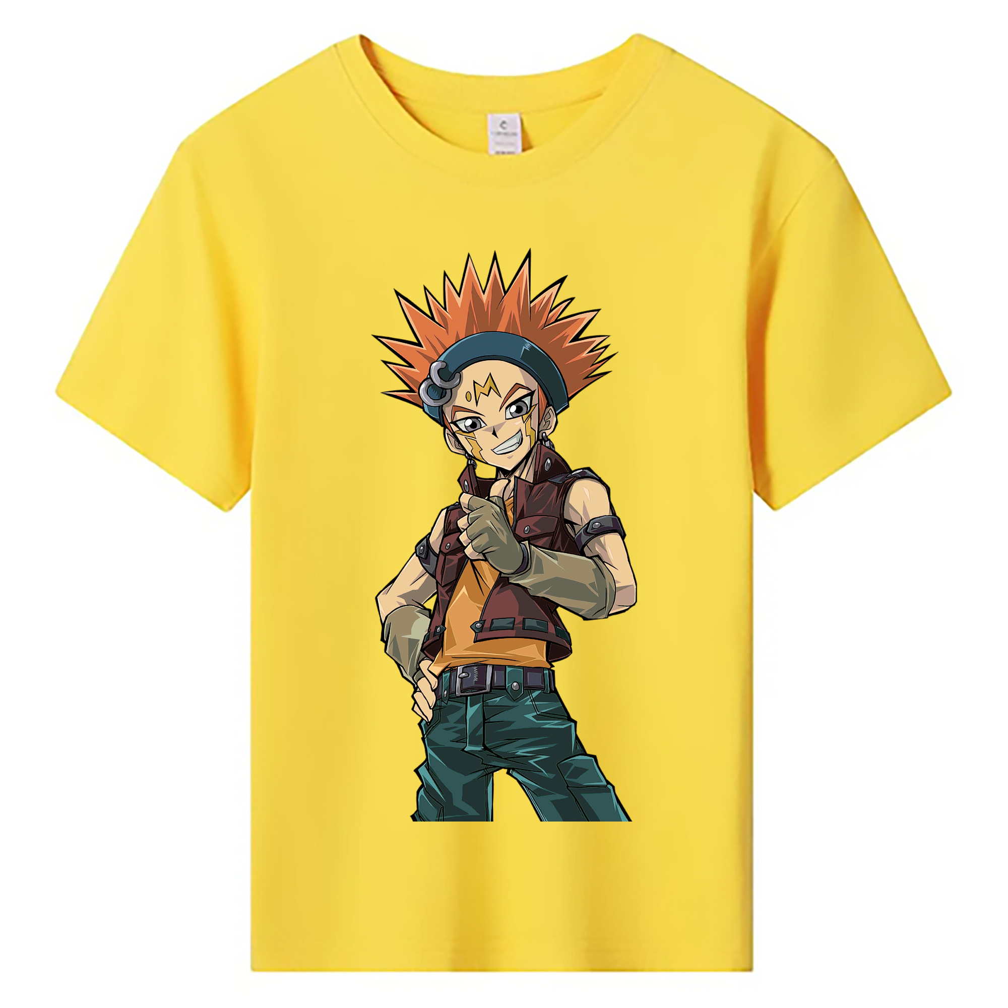 （画像用） 遊☆戯☆王 Yu-Gi-Oh! 綿100％キッズTシャツ（フロントプリント）