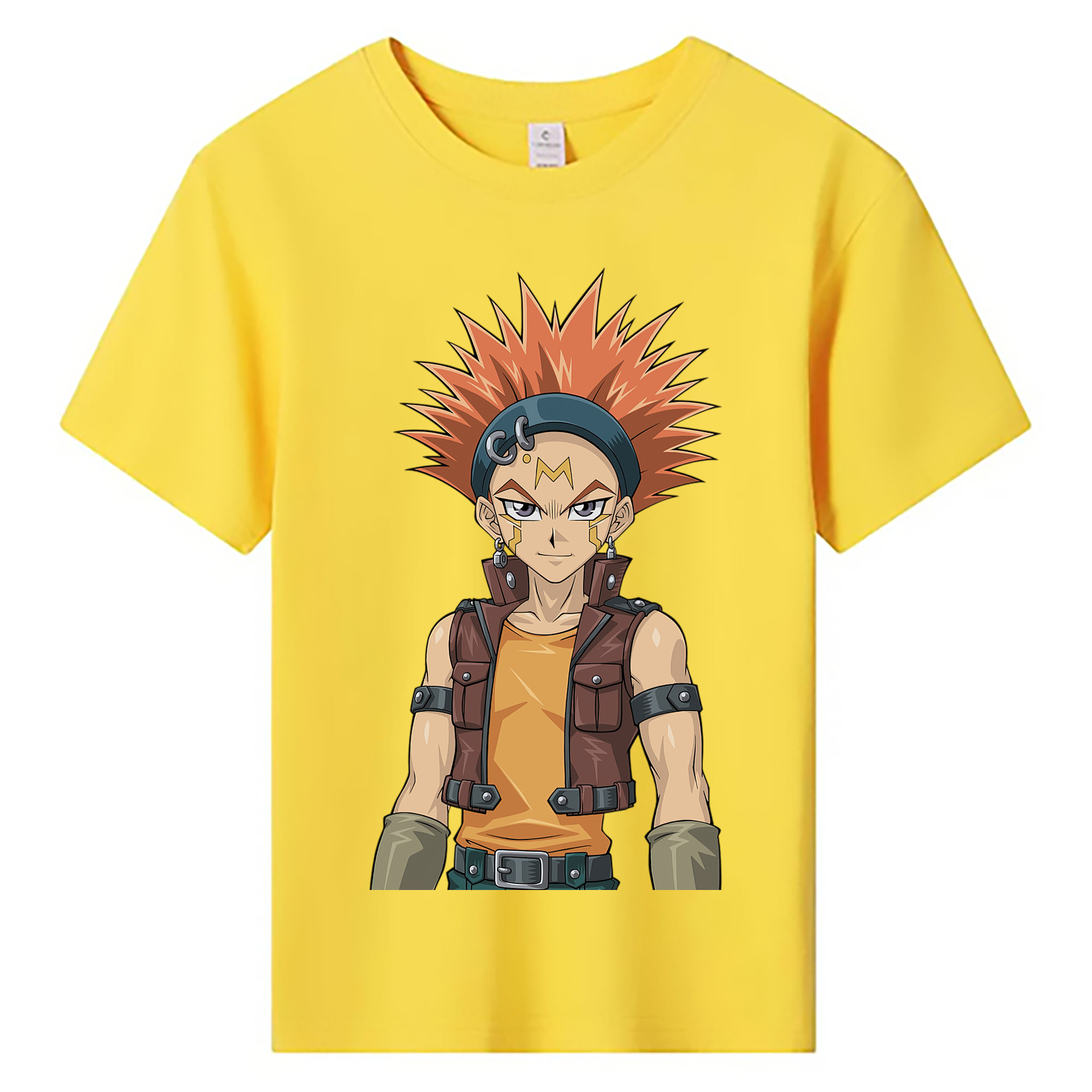 （画像用） 遊☆戯☆王 Yu-Gi-Oh! 綿100％キッズTシャツ（フロントプリント）