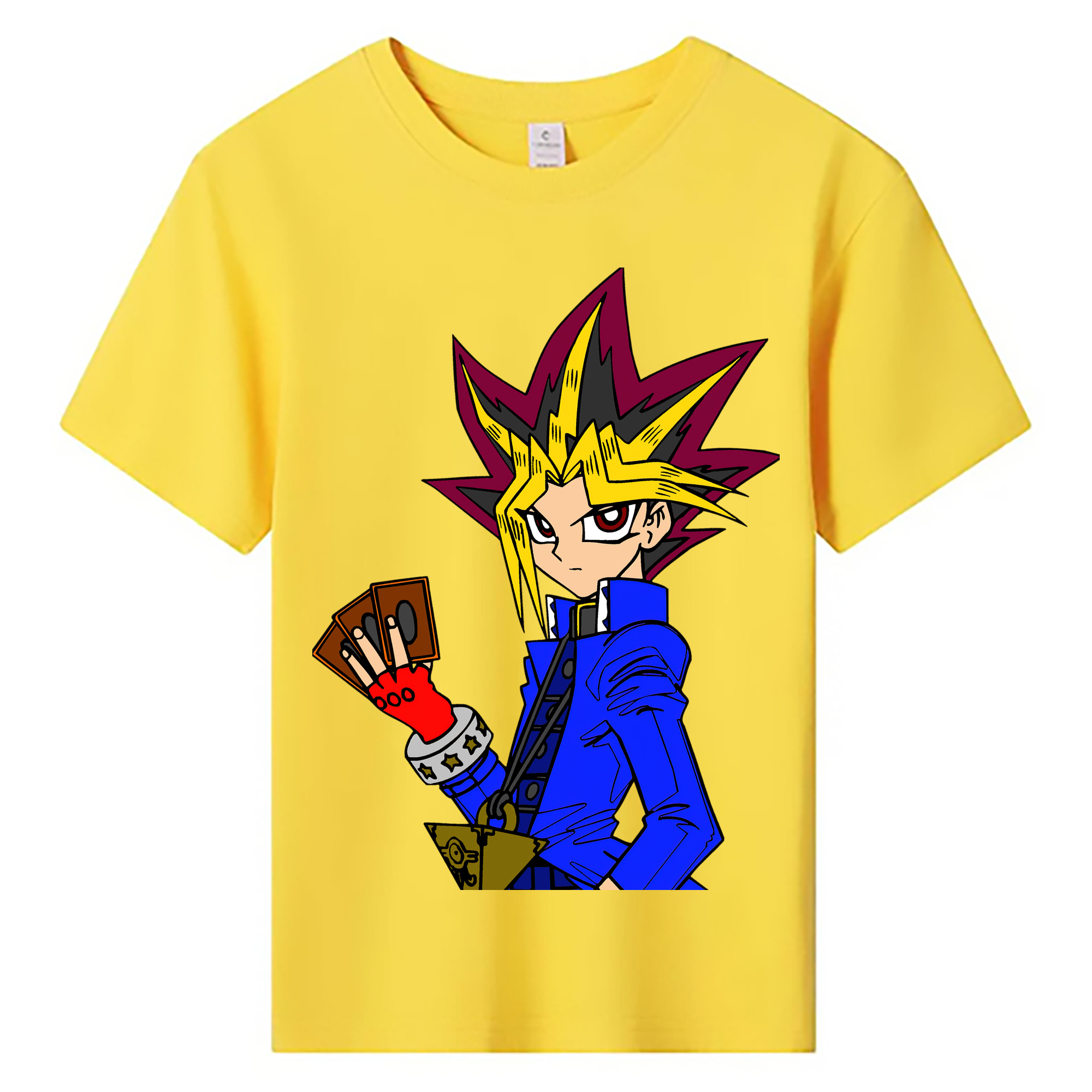 （画像用） 遊☆戯☆王 Yu-Gi-Oh! 綿100％キッズTシャツ（フロントプリント）
