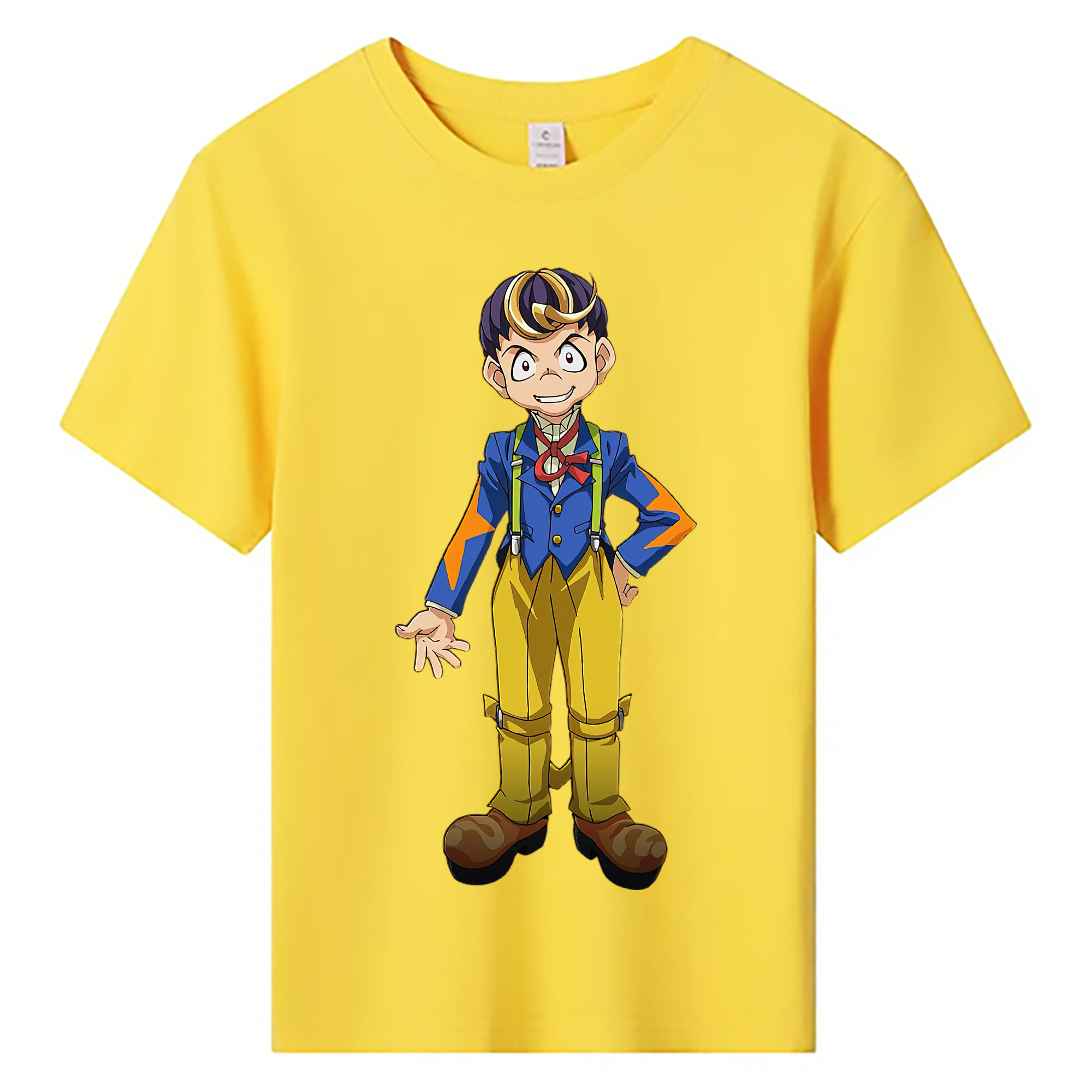 （画像用） 遊☆戯☆王 Yu-Gi-Oh! 綿100％キッズTシャツ（フロントプリント）