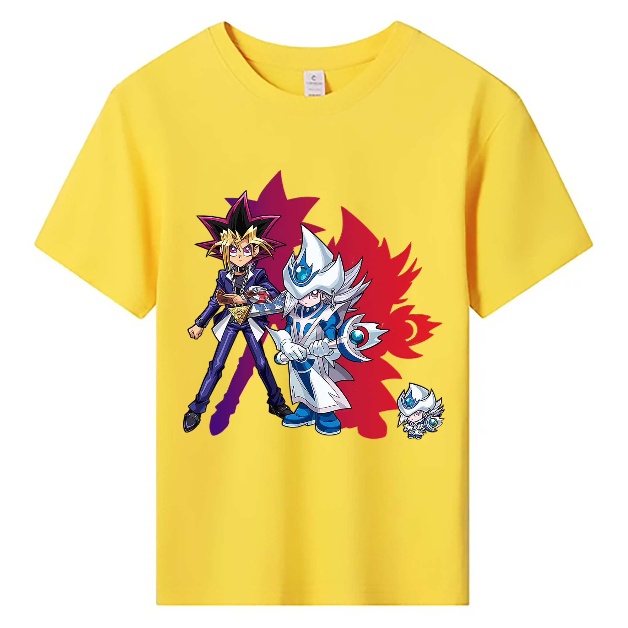 （画像用） 遊☆戯☆王 Yu-Gi-Oh! 綿100％キッズTシャツ（フロントプリント）