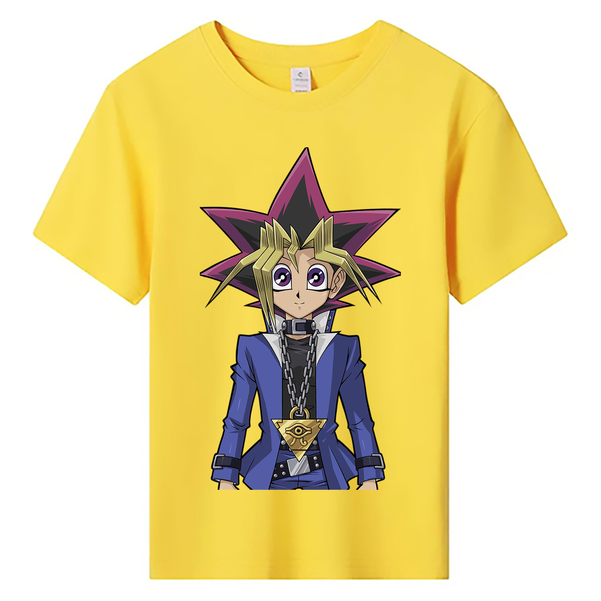 （画像用） 遊☆戯☆王 Yu-Gi-Oh! 綿100％キッズTシャツ（フロントプリント）