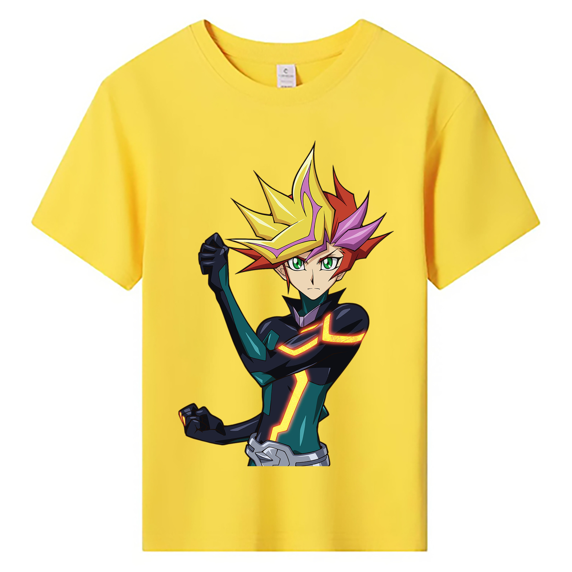 （画像用） 遊☆戯☆王 Yu-Gi-Oh! 綿100％キッズTシャツ（フロントプリント）