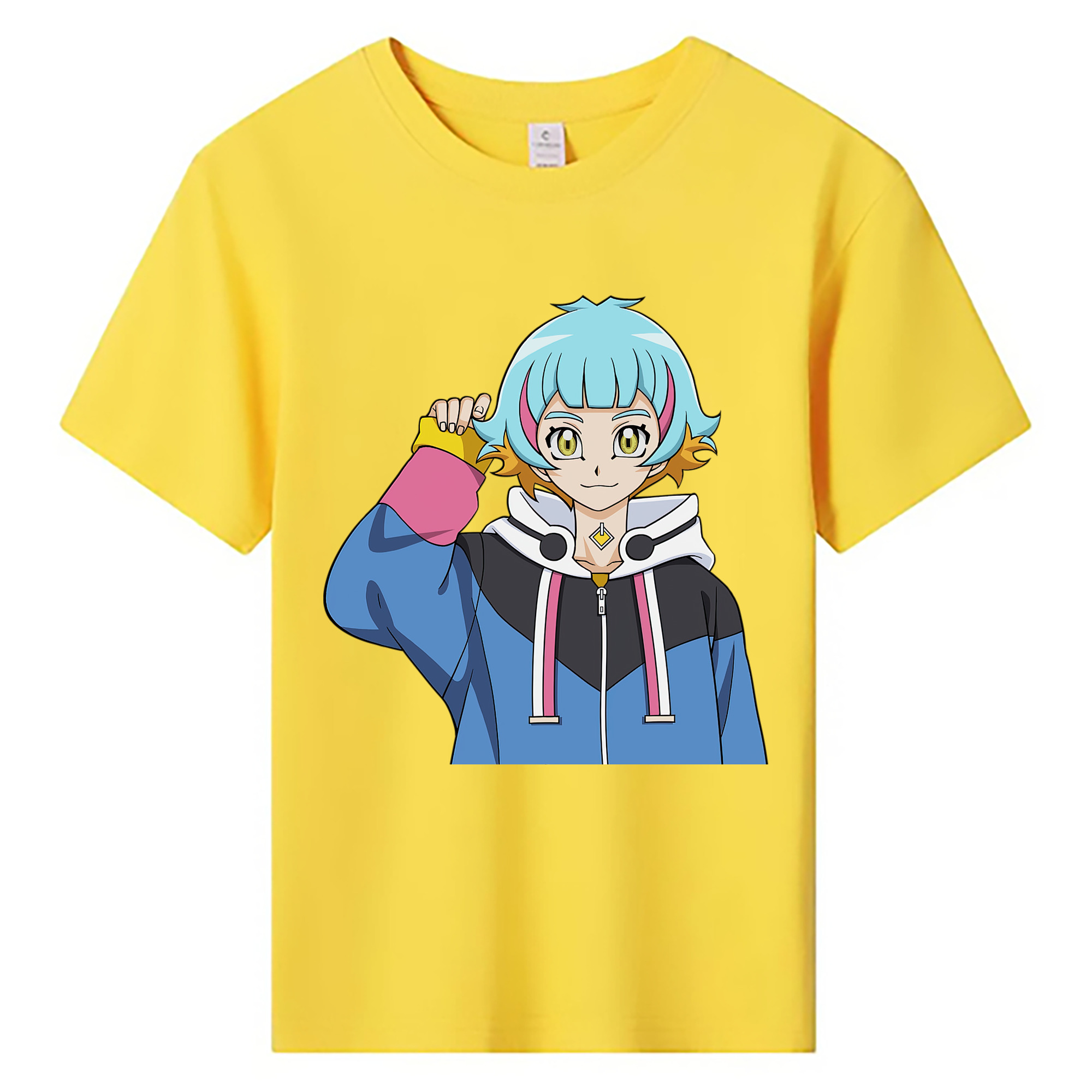 （画像用） 遊☆戯☆王 Yu-Gi-Oh! 綿100％キッズTシャツ（フロントプリント）