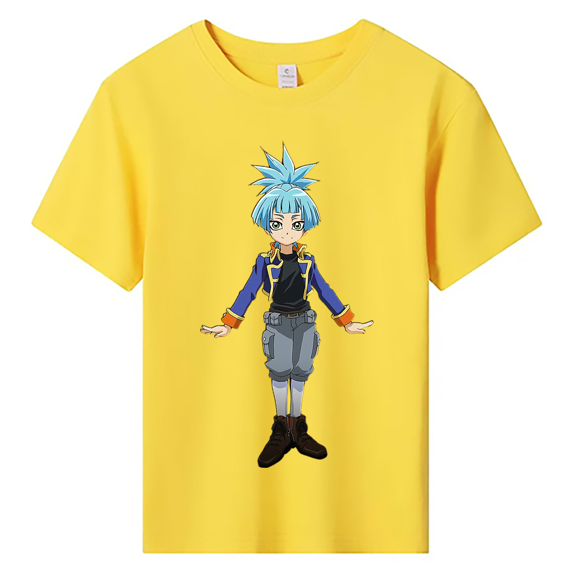 （画像用） 遊☆戯☆王 Yu-Gi-Oh! 綿100％キッズTシャツ（フロントプリント）