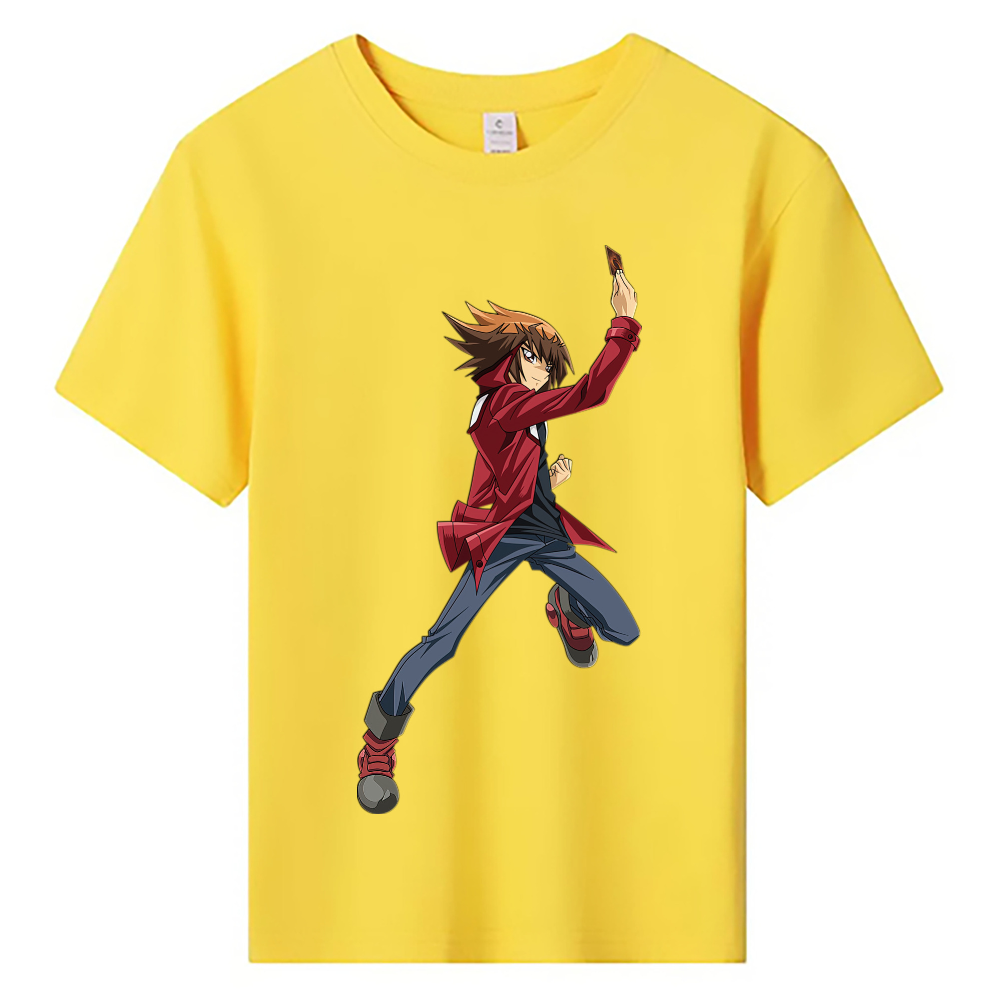 （画像用） 遊☆戯☆王 Yu-Gi-Oh! 綿100％キッズTシャツ（フロントプリント）