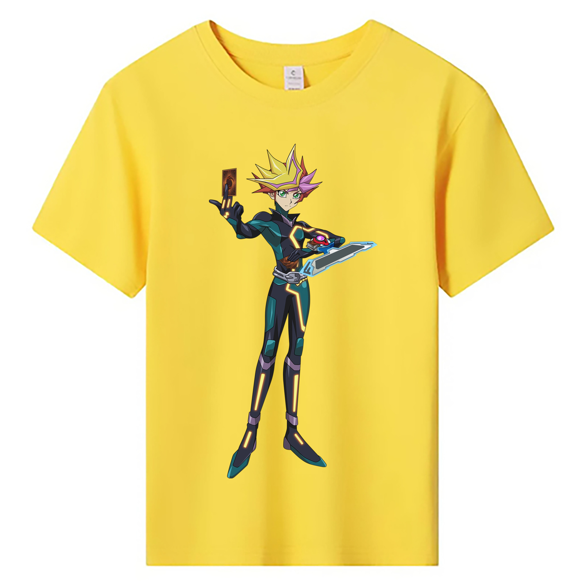 （画像用） 遊☆戯☆王 Yu-Gi-Oh! 綿100％キッズTシャツ（フロントプリント）