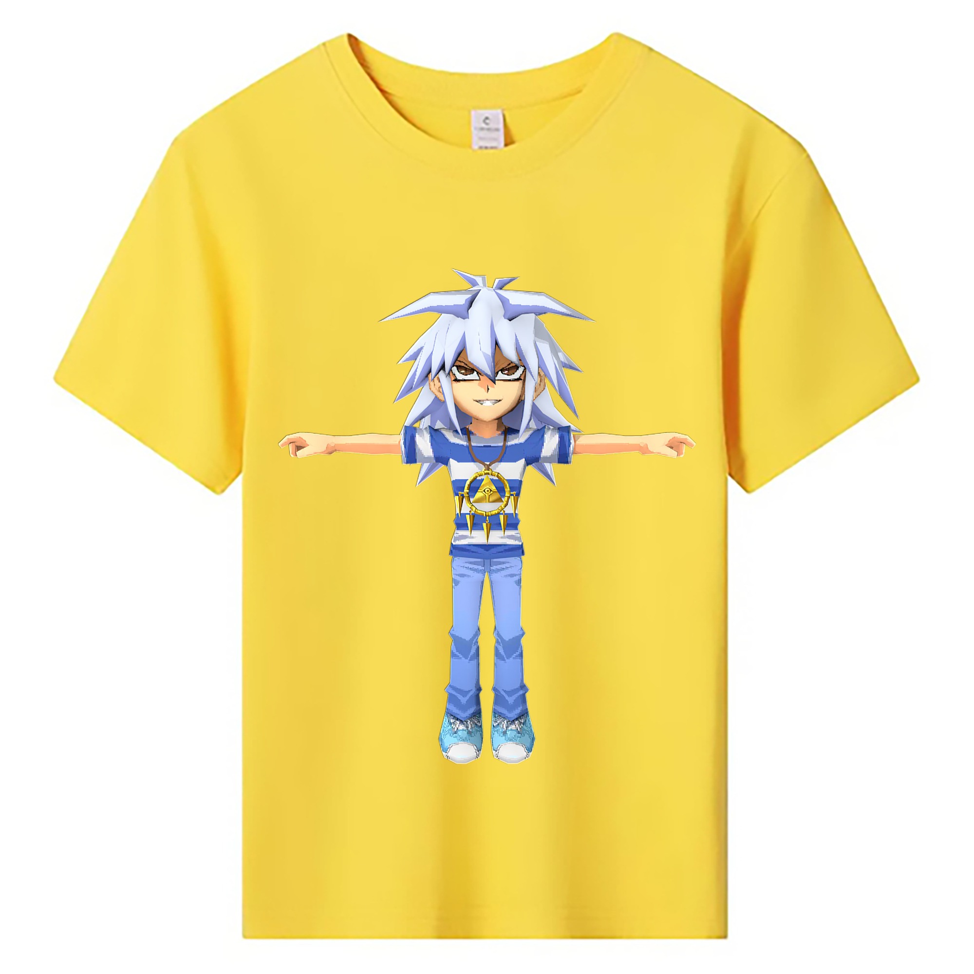 （画像用） 遊☆戯☆王 Yu-Gi-Oh! 綿100％キッズTシャツ（フロントプリント）
