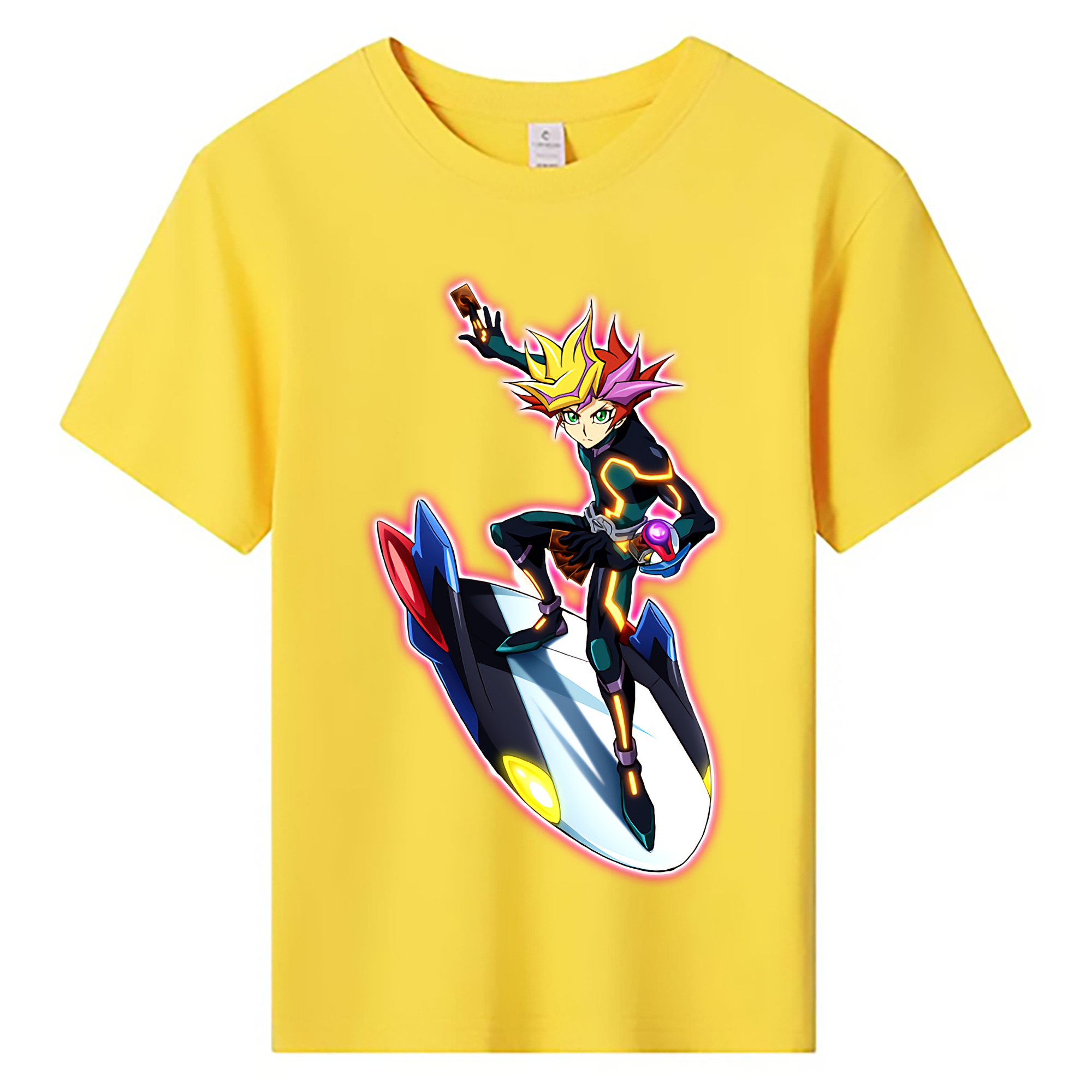 （画像用） 遊☆戯☆王 Yu-Gi-Oh! 綿100％キッズTシャツ（フロントプリント）
