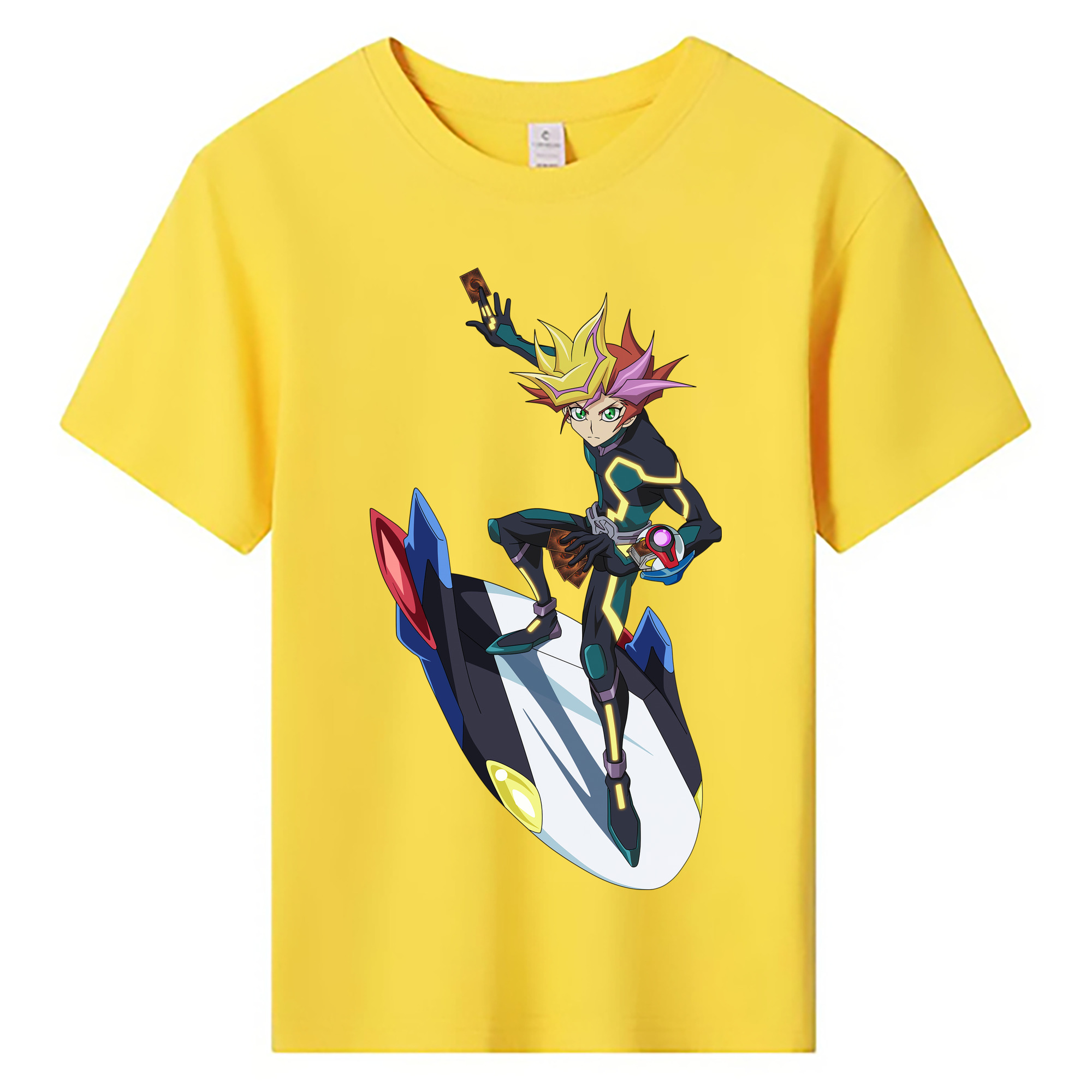 （画像用） 遊☆戯☆王 Yu-Gi-Oh! 綿100％キッズTシャツ（フロントプリント）
