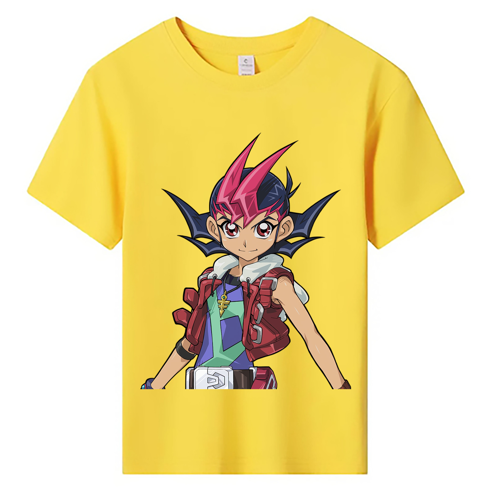 （画像用） 遊☆戯☆王 Yu-Gi-Oh! 綿100％キッズTシャツ（フロントプリント）