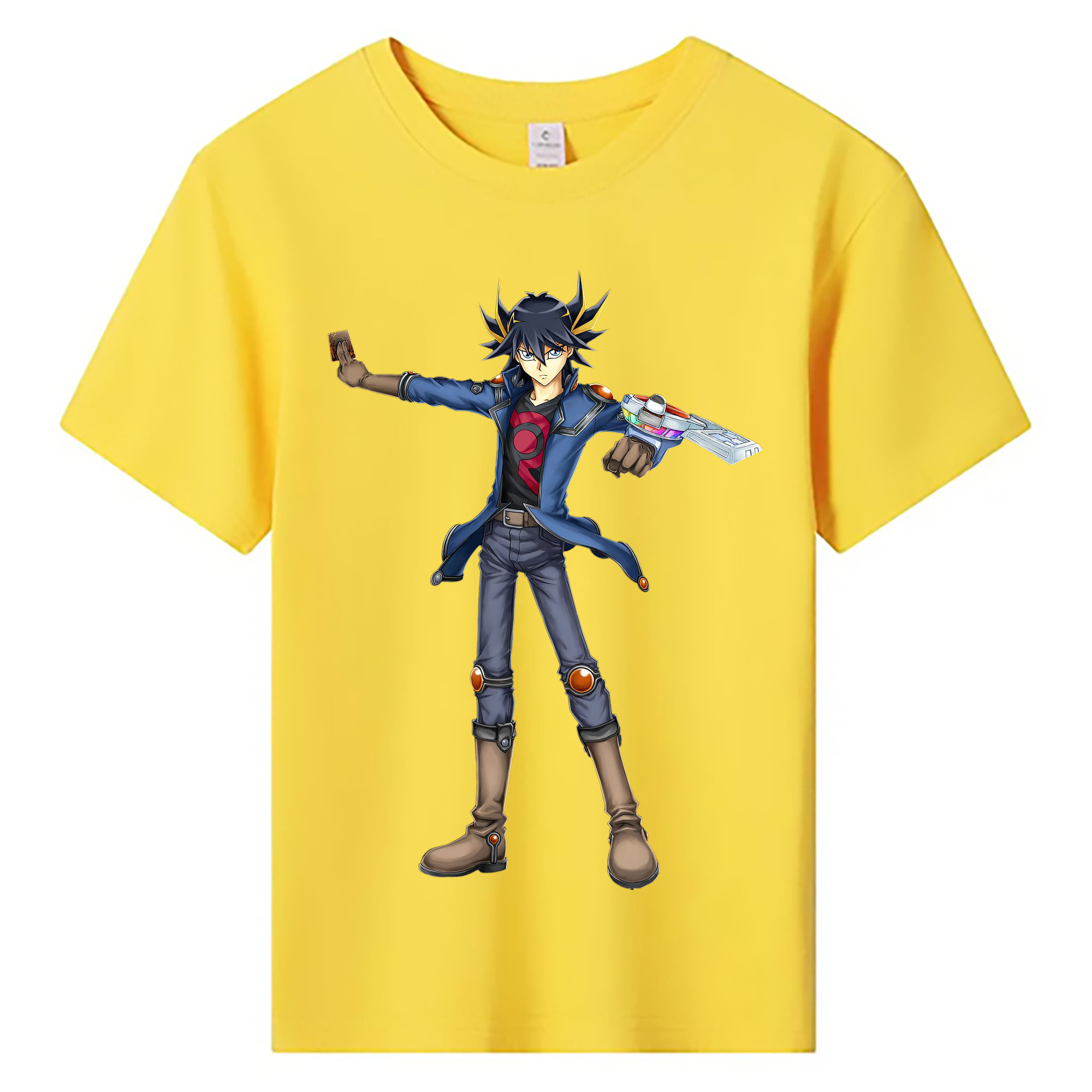 （画像用） 遊☆戯☆王 Yu-Gi-Oh! 綿100％キッズTシャツ（フロントプリント）
