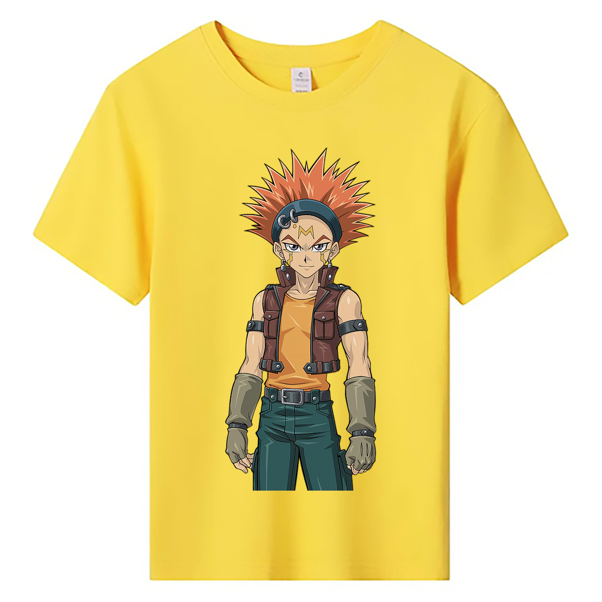 （画像用） 遊☆戯☆王 Yu-Gi-Oh! 綿100％キッズTシャツ（フロントプリント）