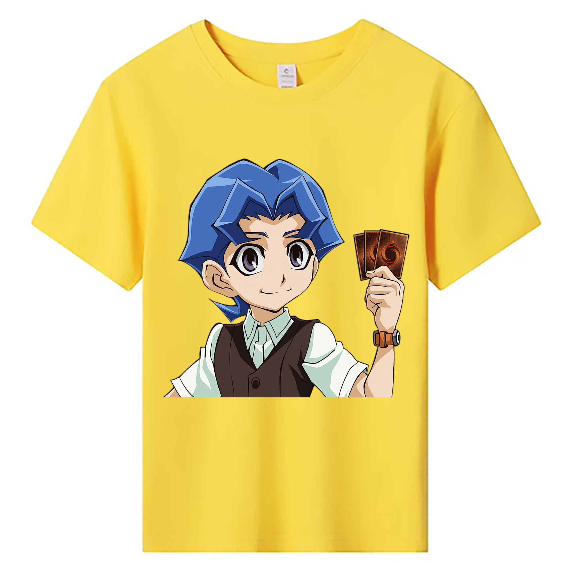 （画像用） 遊☆戯☆王 Yu-Gi-Oh! 綿100％キッズTシャツ（フロントプリント）