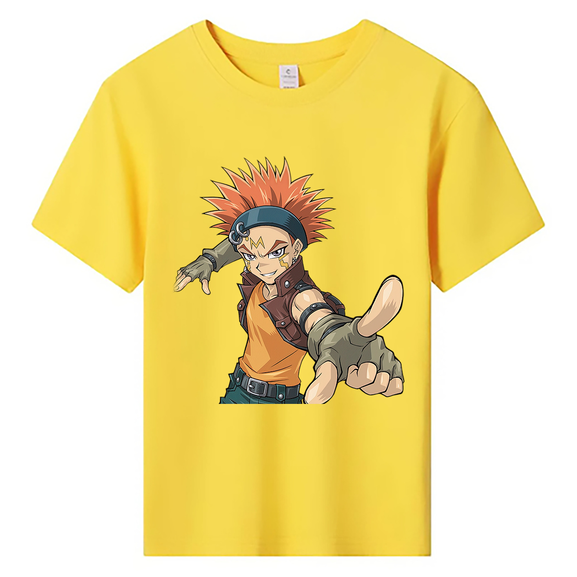 （画像用） 遊☆戯☆王 Yu-Gi-Oh! 綿100％キッズTシャツ（フロントプリント）