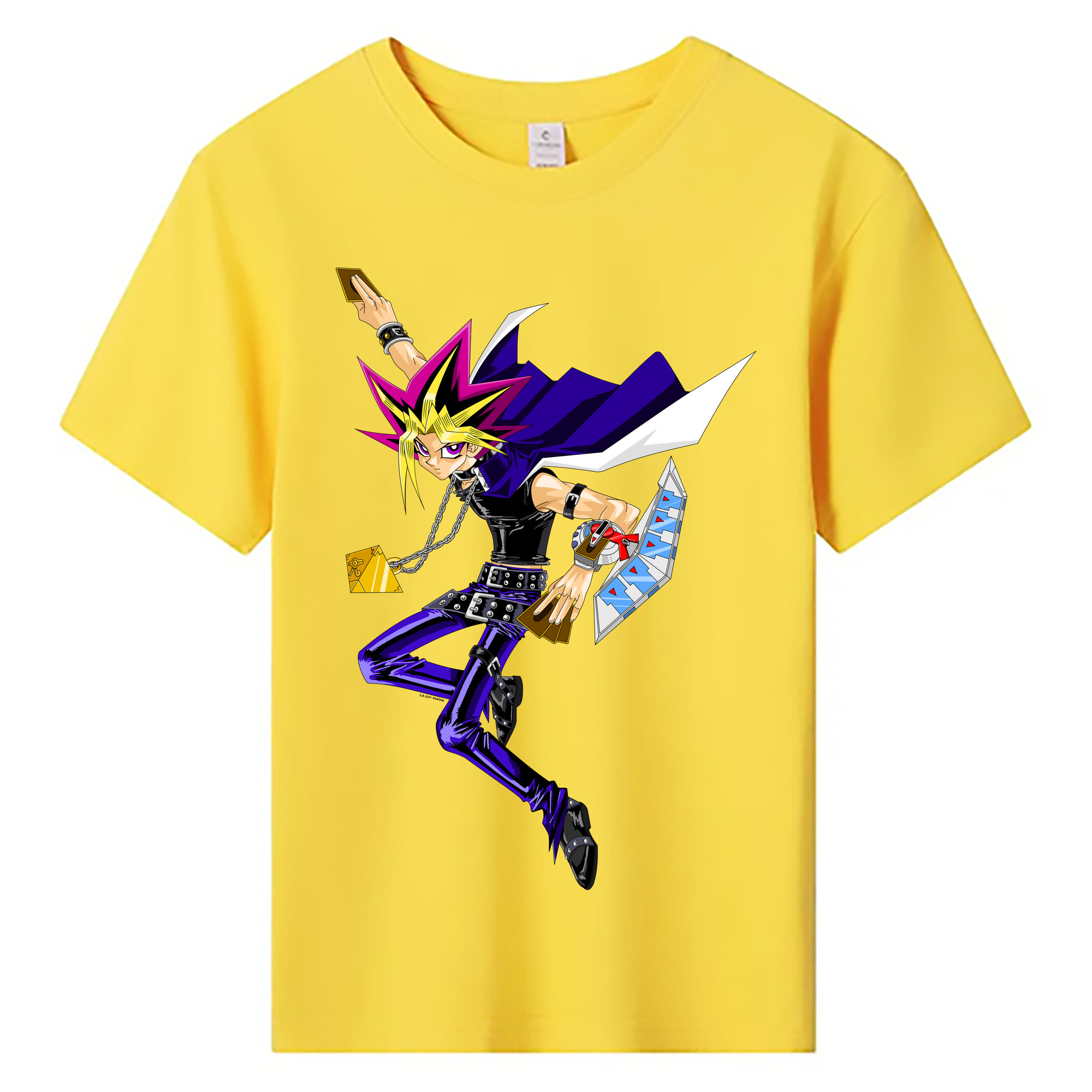 （画像用） 遊☆戯☆王 Yu-Gi-Oh! 綿100％キッズTシャツ（フロントプリント）
