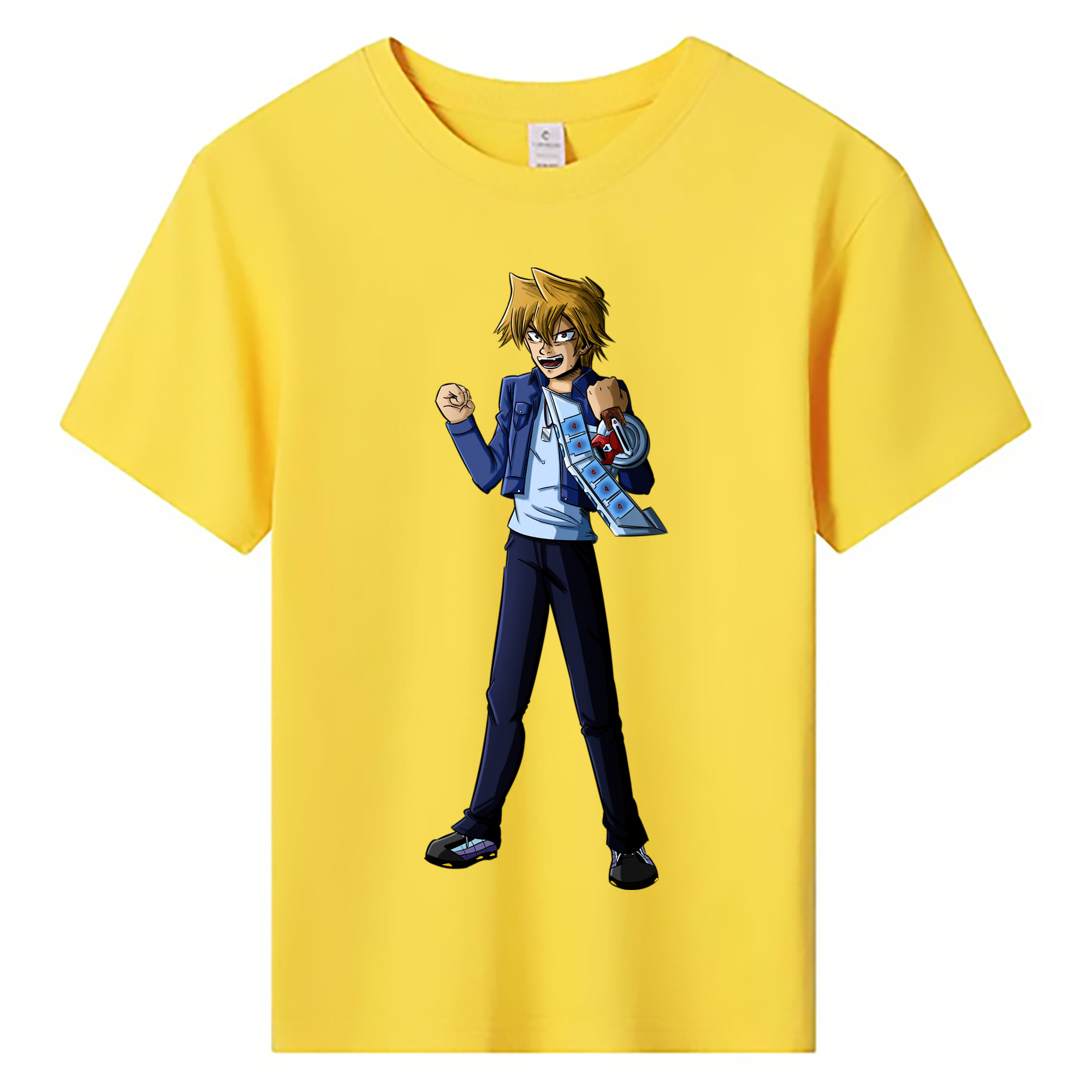 （画像用） 遊☆戯☆王 Yu-Gi-Oh! 綿100％キッズTシャツ（フロントプリント）