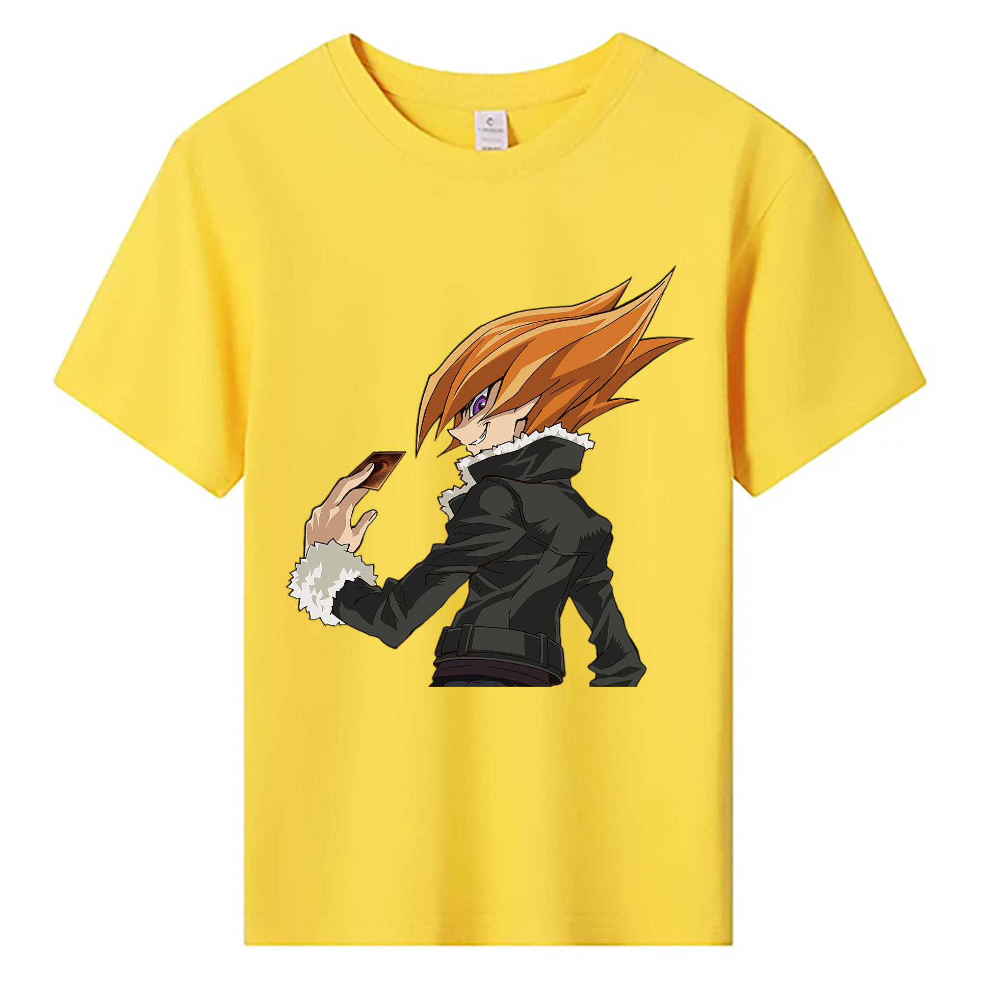 （画像用） 遊☆戯☆王 Yu-Gi-Oh! 綿100％キッズTシャツ（フロントプリント）
