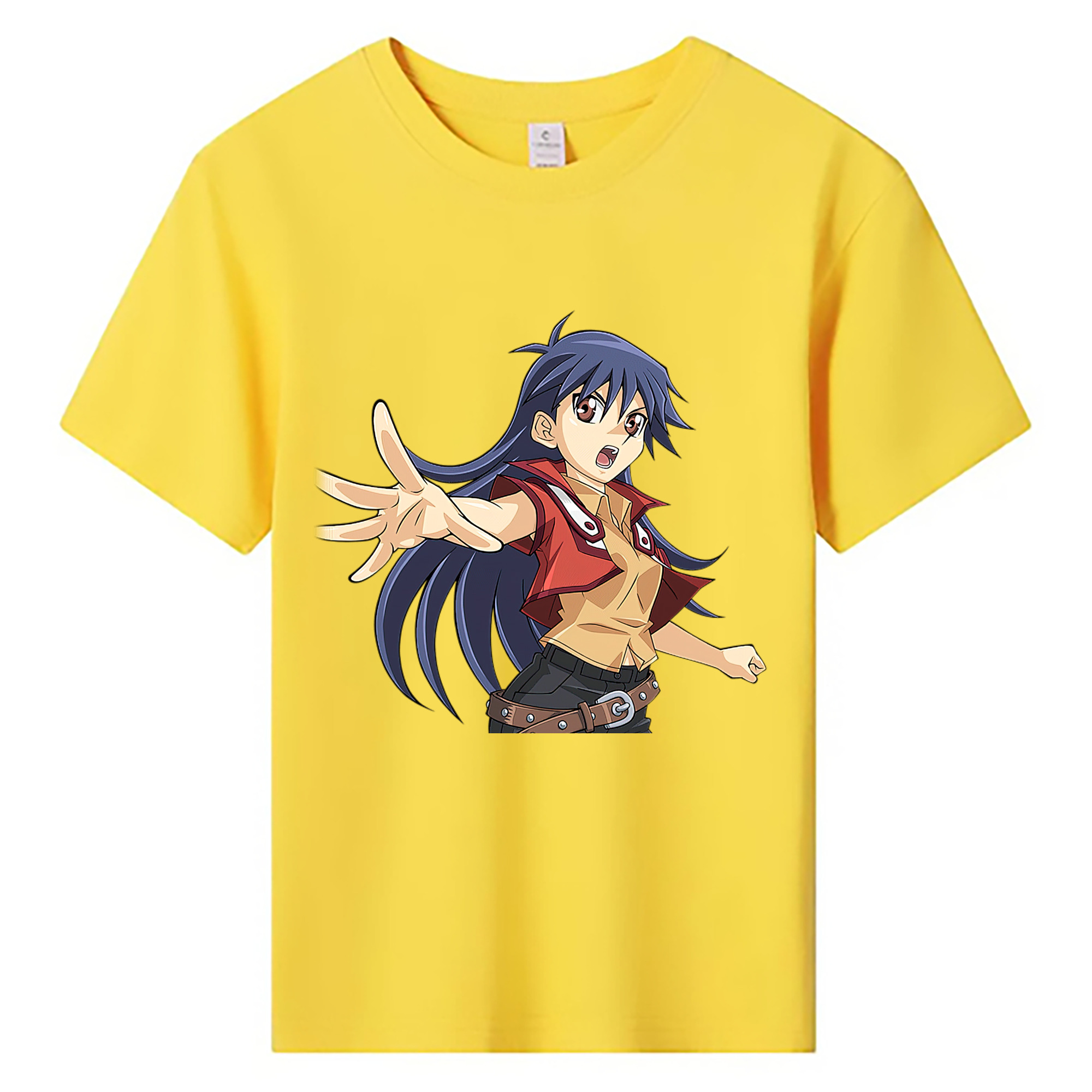 （画像用） 遊☆戯☆王 Yu-Gi-Oh! 綿100％キッズTシャツ（フロントプリント）