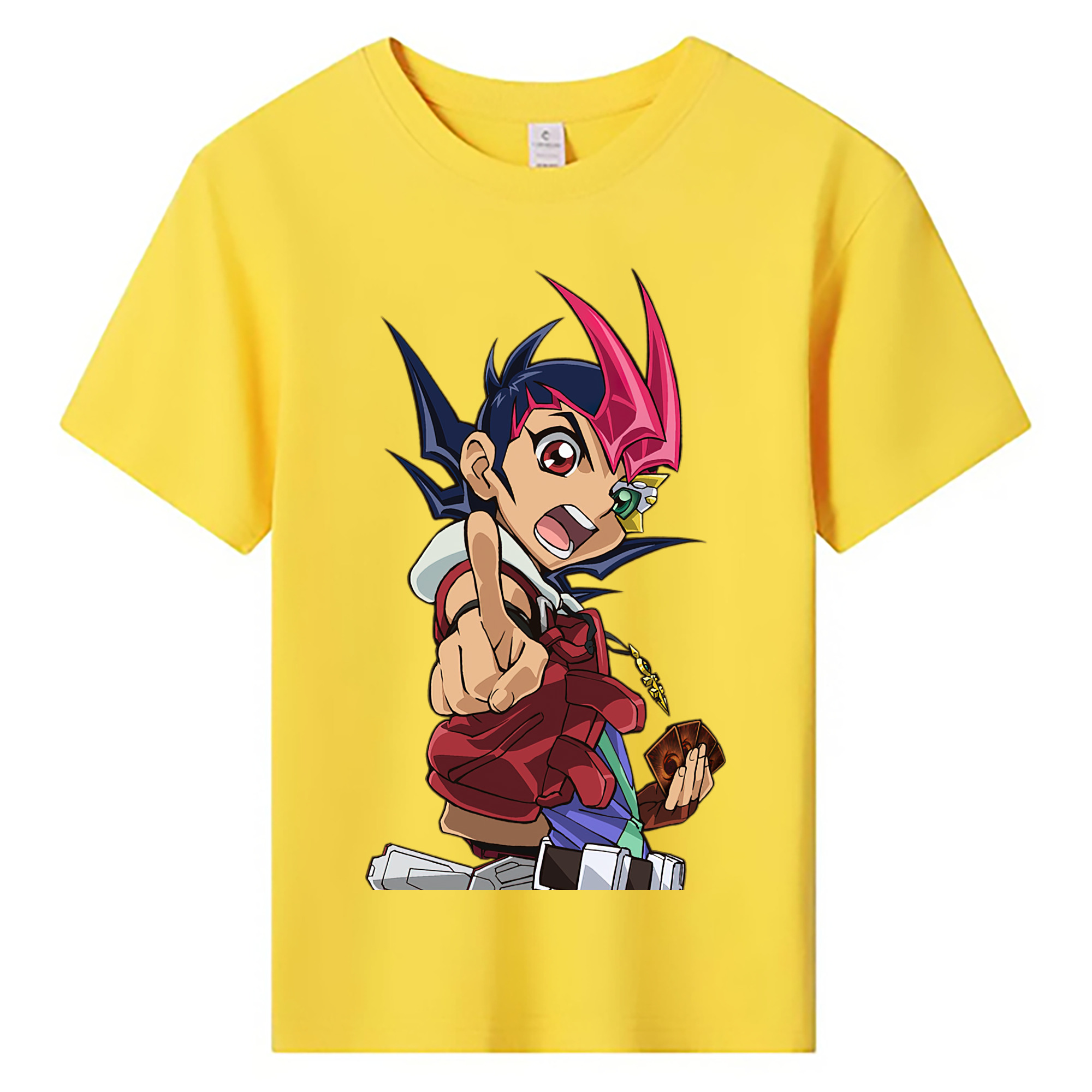 （画像用） 遊☆戯☆王 Yu-Gi-Oh! 綿100％キッズTシャツ（フロントプリント）