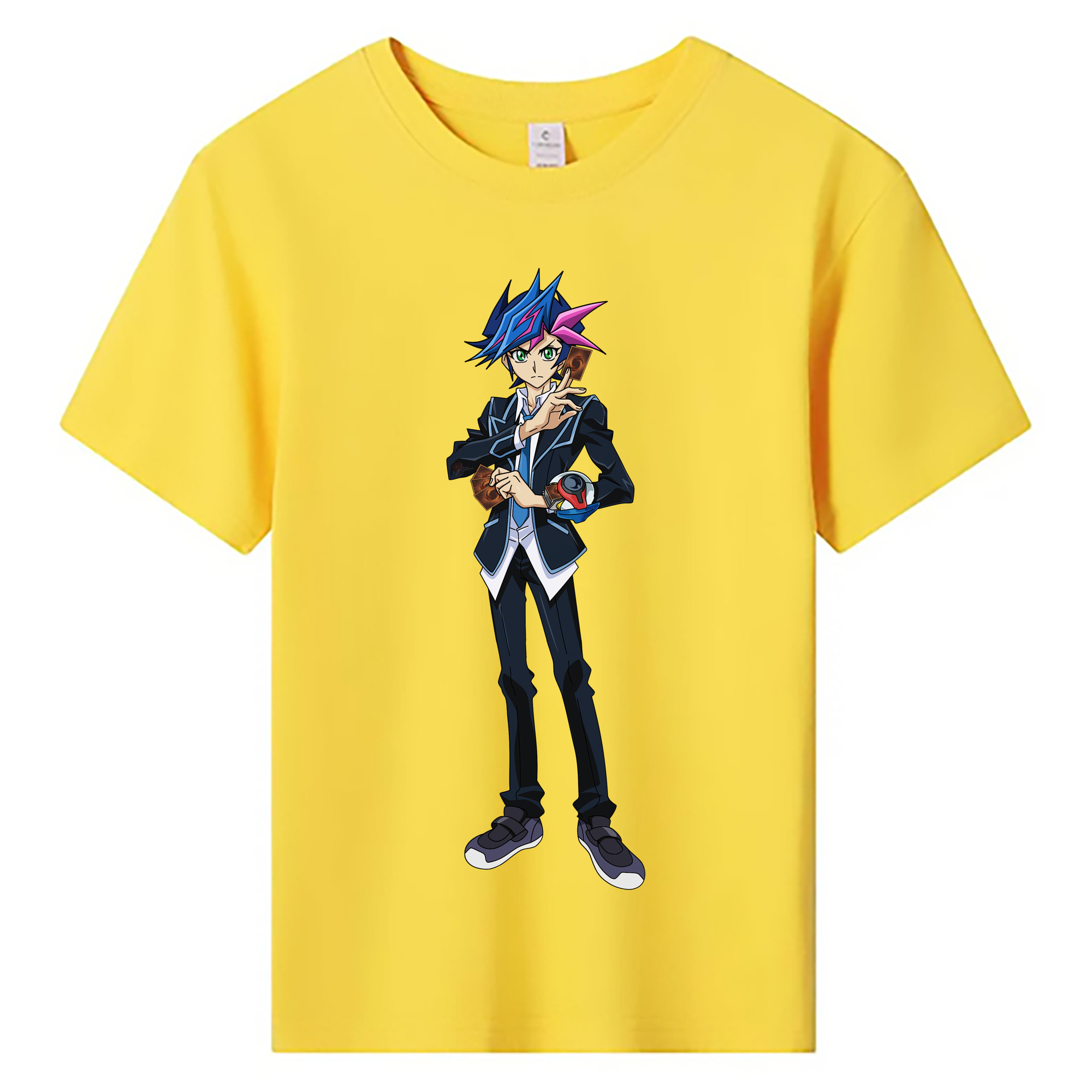 （画像用） 遊☆戯☆王 Yu-Gi-Oh! 綿100％キッズTシャツ（フロントプリント）