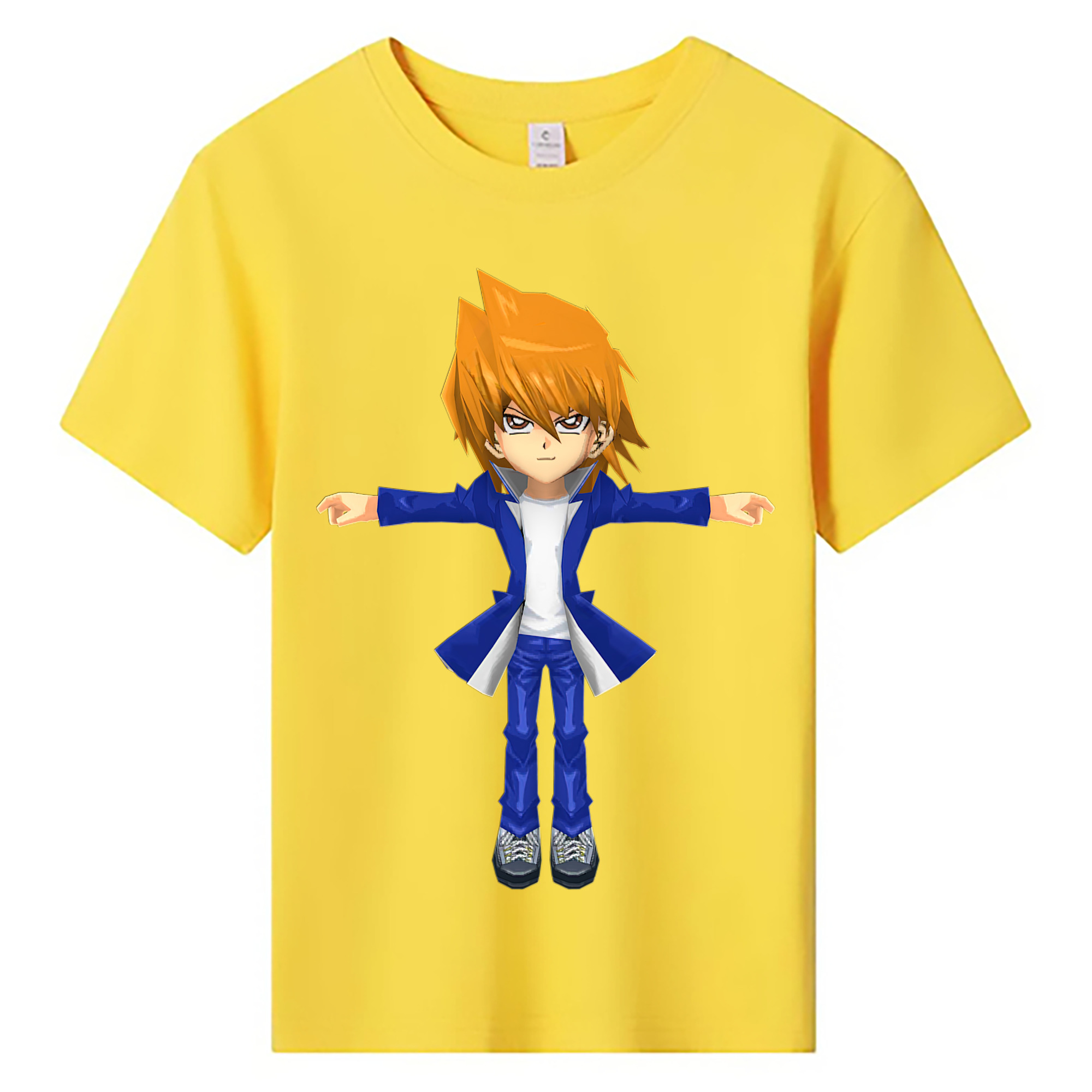 （画像用） 遊☆戯☆王 Yu-Gi-Oh! 綿100％キッズTシャツ（フロントプリント）