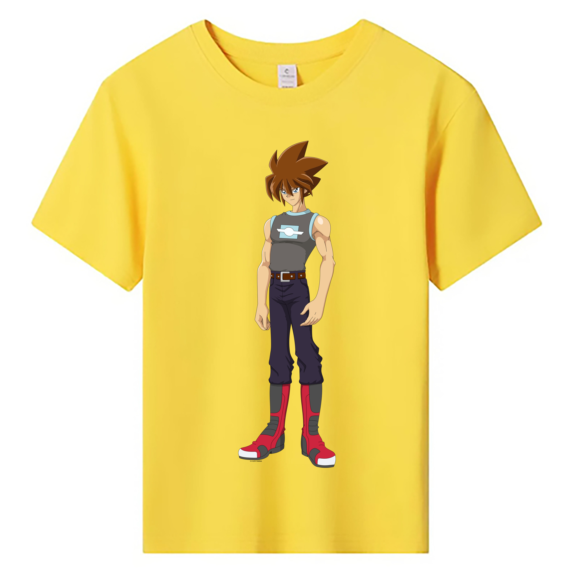 （画像用） 遊☆戯☆王 Yu-Gi-Oh! 綿100％キッズTシャツ（フロントプリント）