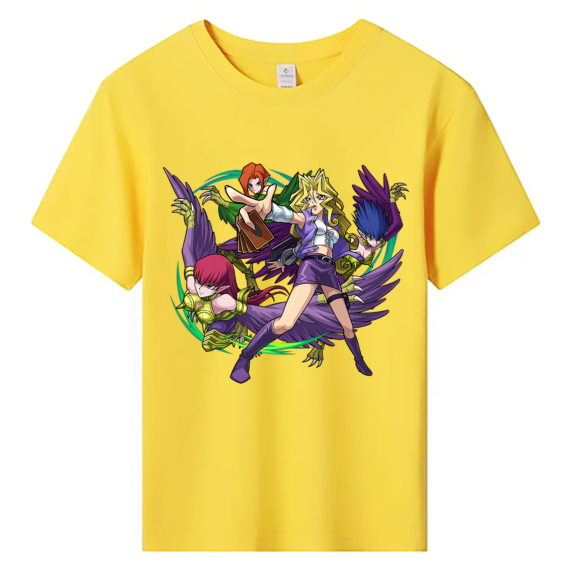 （画像用） 遊☆戯☆王 Yu-Gi-Oh! 綿100％キッズTシャツ（フロントプリント）