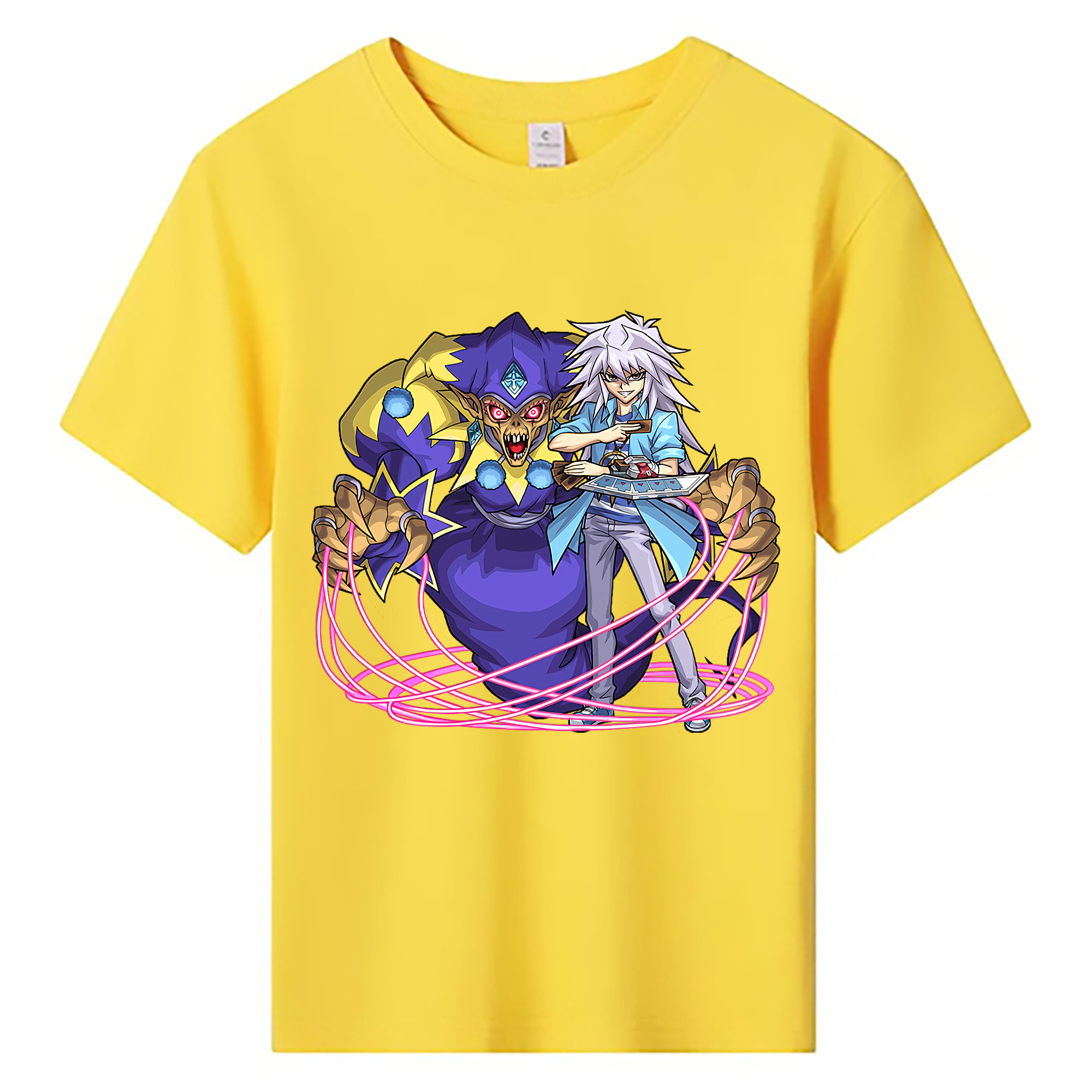 （画像用） 遊☆戯☆王 Yu-Gi-Oh! 綿100％キッズTシャツ（フロントプリント）