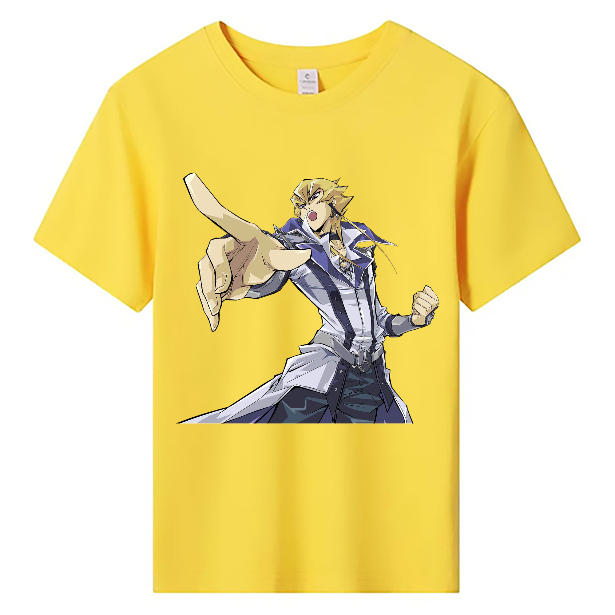 （画像用） 遊☆戯☆王 Yu-Gi-Oh! 綿100％キッズTシャツ（フロントプリント）