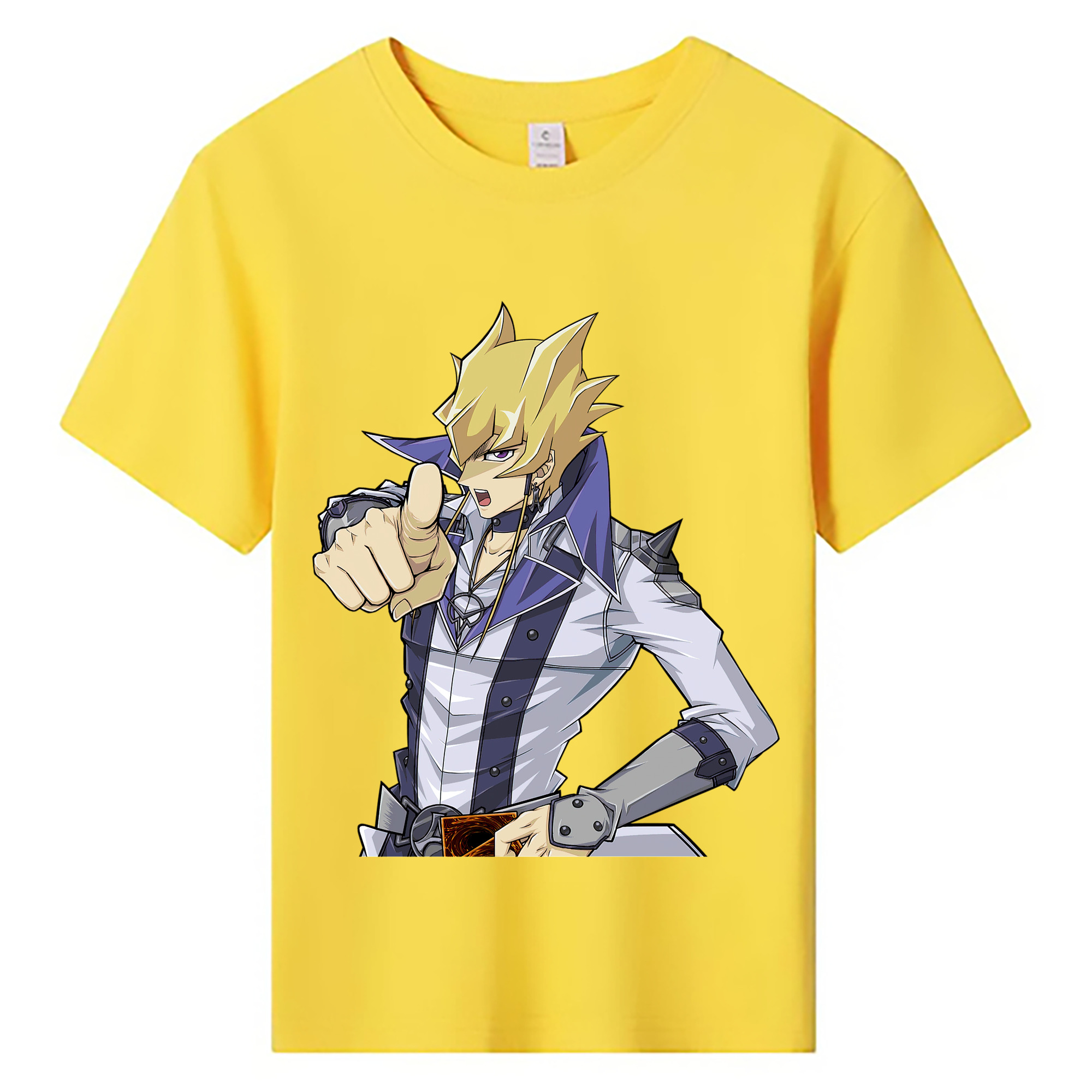 （画像用） 遊☆戯☆王 Yu-Gi-Oh! 綿100％キッズTシャツ（フロントプリント）