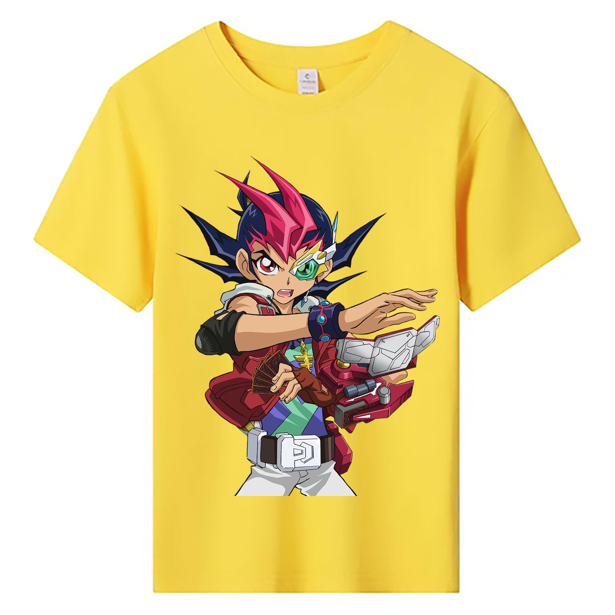 （画像用） 遊☆戯☆王 Yu-Gi-Oh! 綿100％キッズTシャツ（フロントプリント）