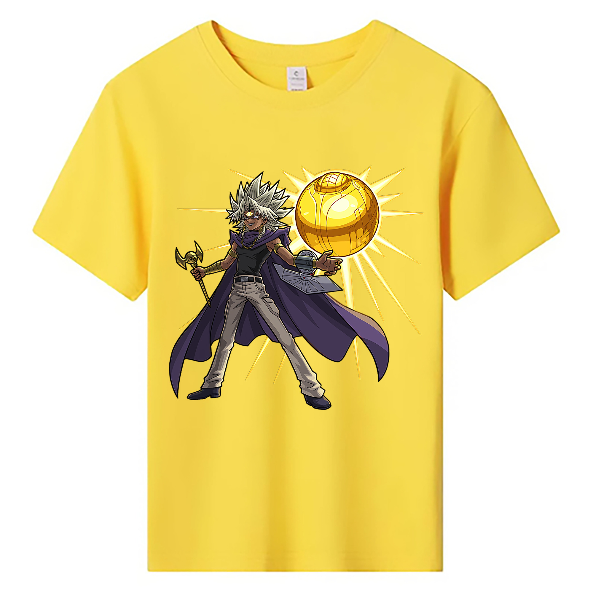 （画像用） 遊☆戯☆王 Yu-Gi-Oh! 綿100％キッズTシャツ（フロントプリント）