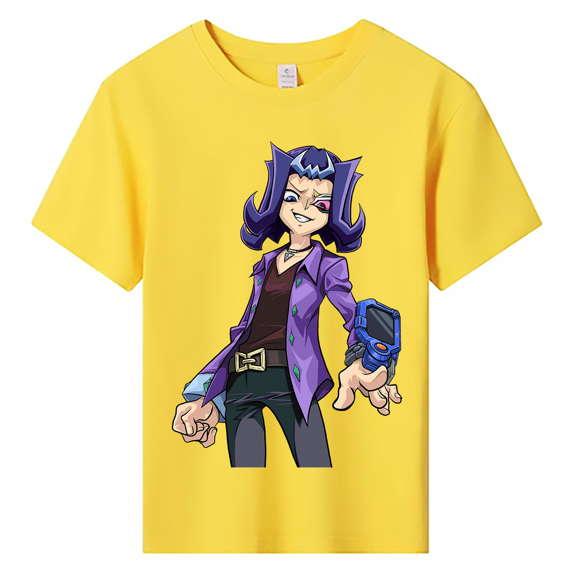 （画像用） 遊☆戯☆王 Yu-Gi-Oh! 綿100％キッズTシャツ（フロントプリント）