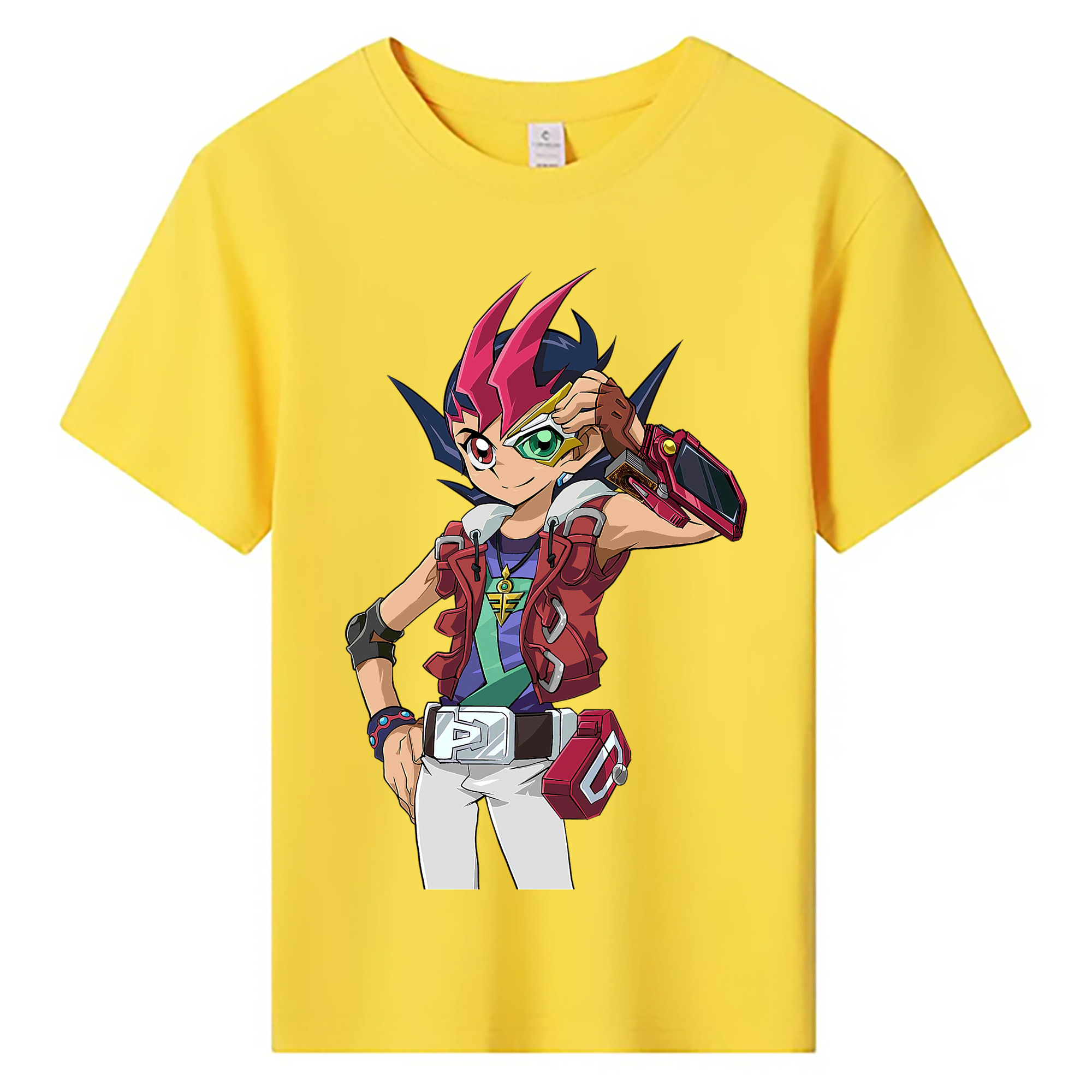 （画像用） 遊☆戯☆王 Yu-Gi-Oh! 綿100％キッズTシャツ（フロントプリント）