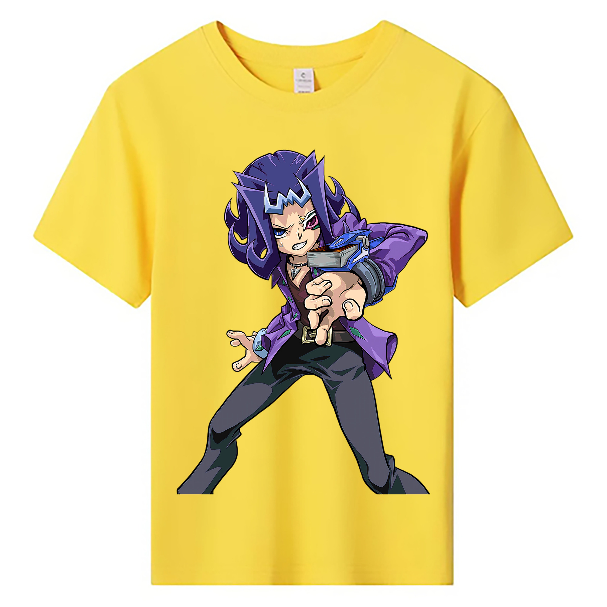 （画像用） 遊☆戯☆王 Yu-Gi-Oh! 綿100％キッズTシャツ（フロントプリント）
