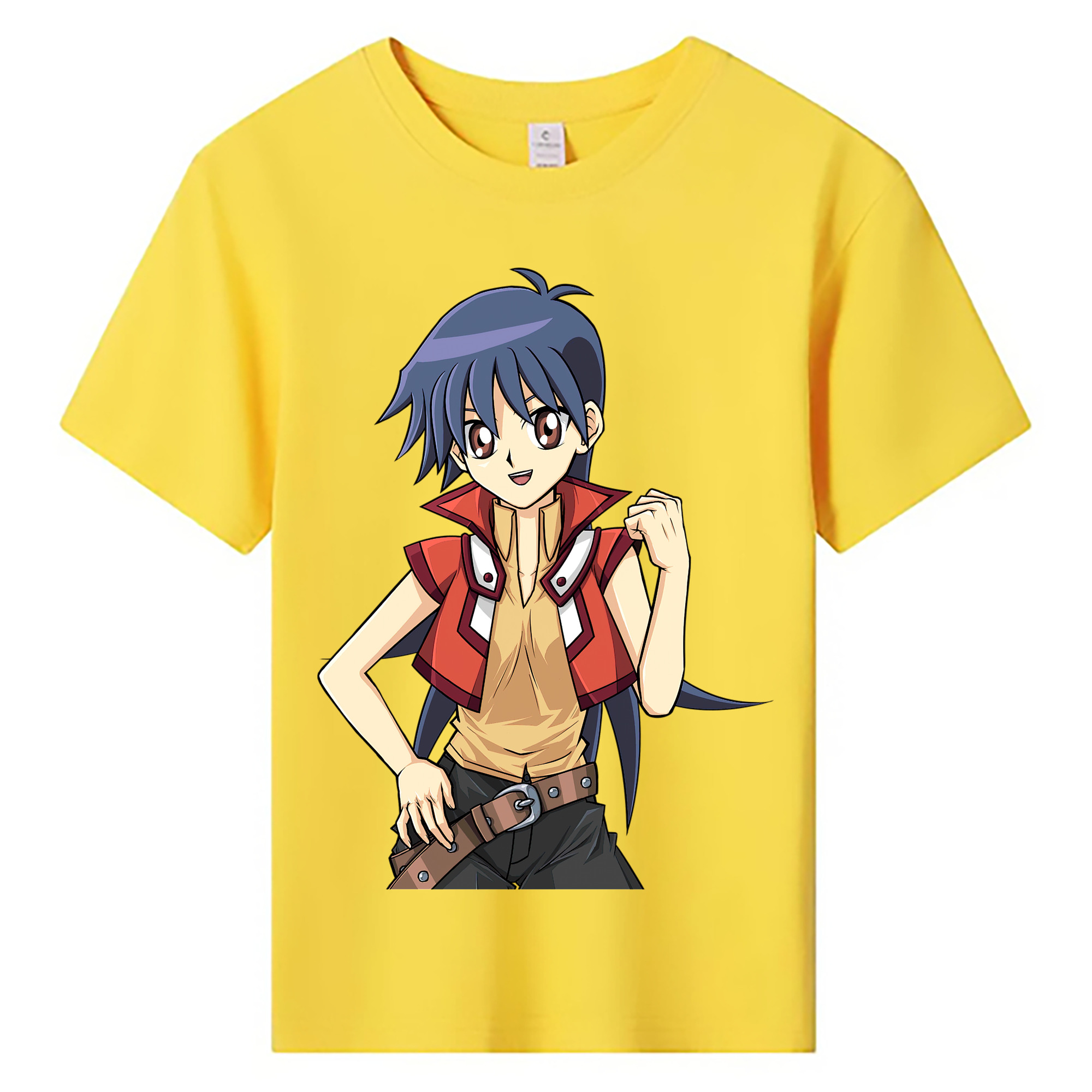 （画像用） 遊☆戯☆王 Yu-Gi-Oh! 綿100％キッズTシャツ（フロントプリント）